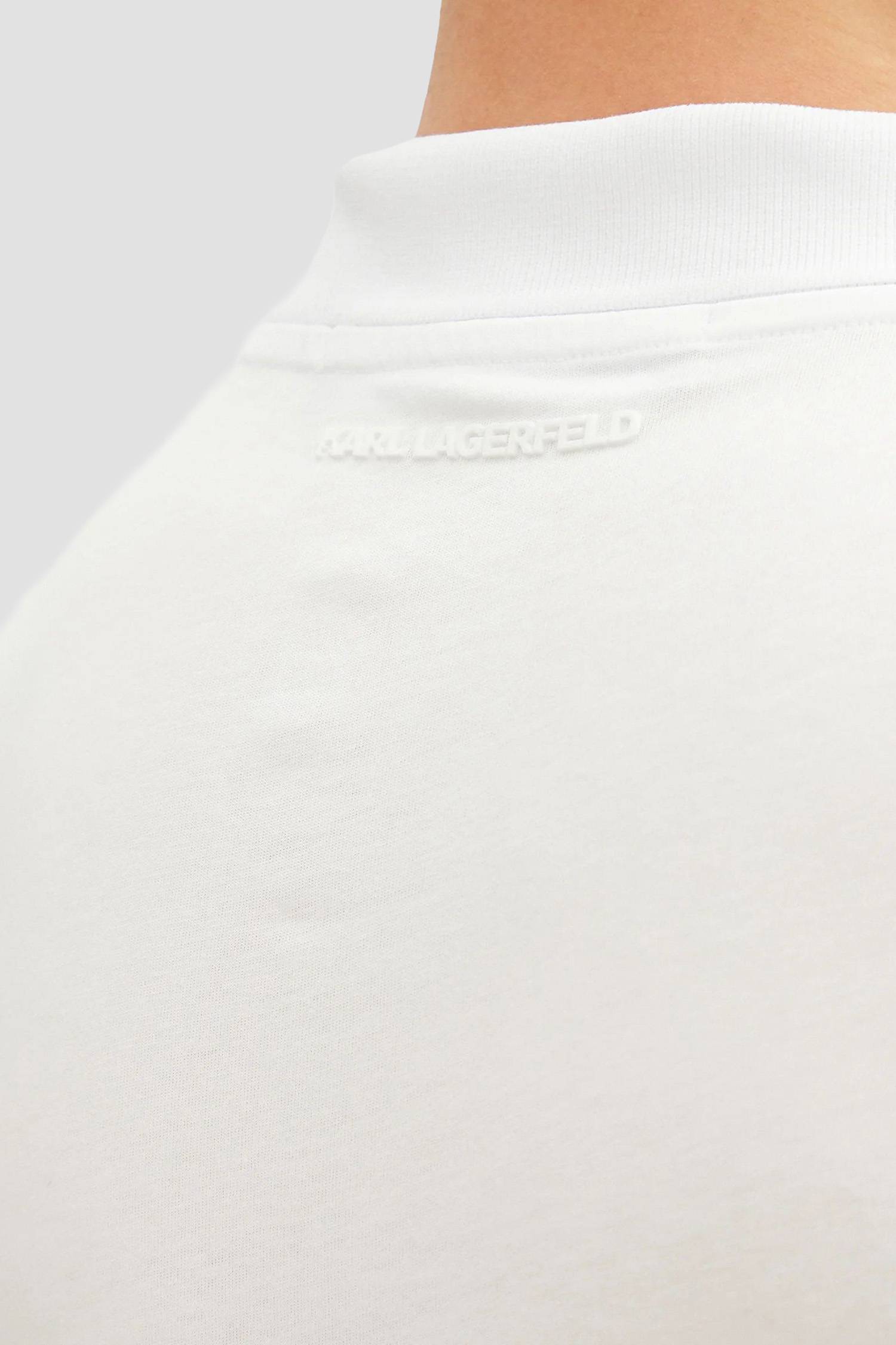 Мужское белое поло Karl Lagerfeld 500224.745710;10