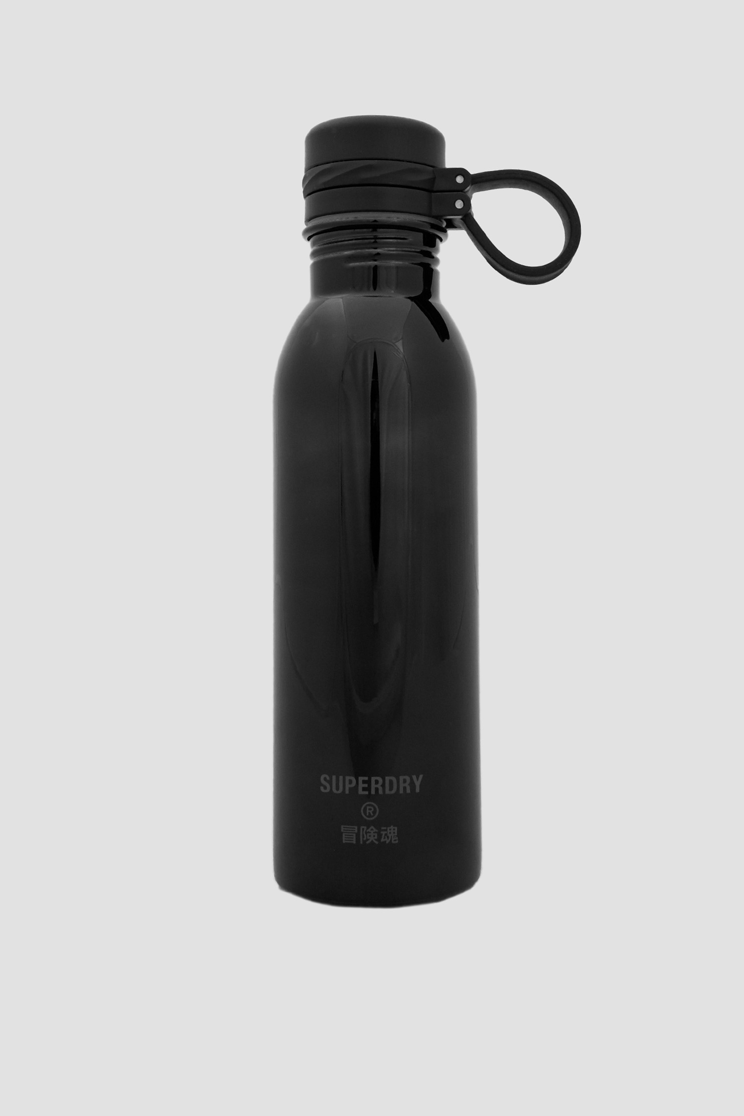 Мужская черная бутылка для воды SuperDry M9810350A;02A