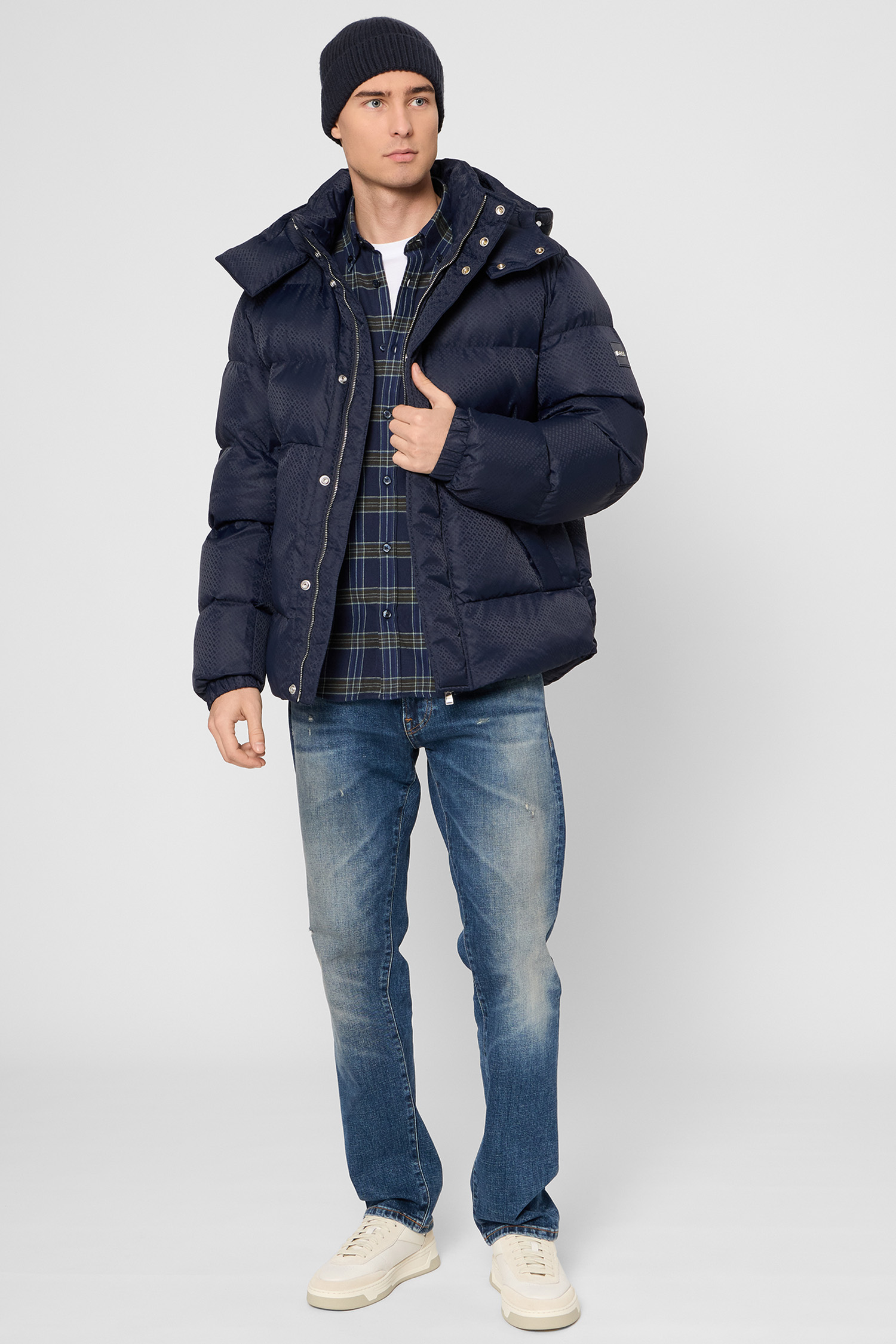 Чоловіча темно-синя куртка BOSS 50548727;404