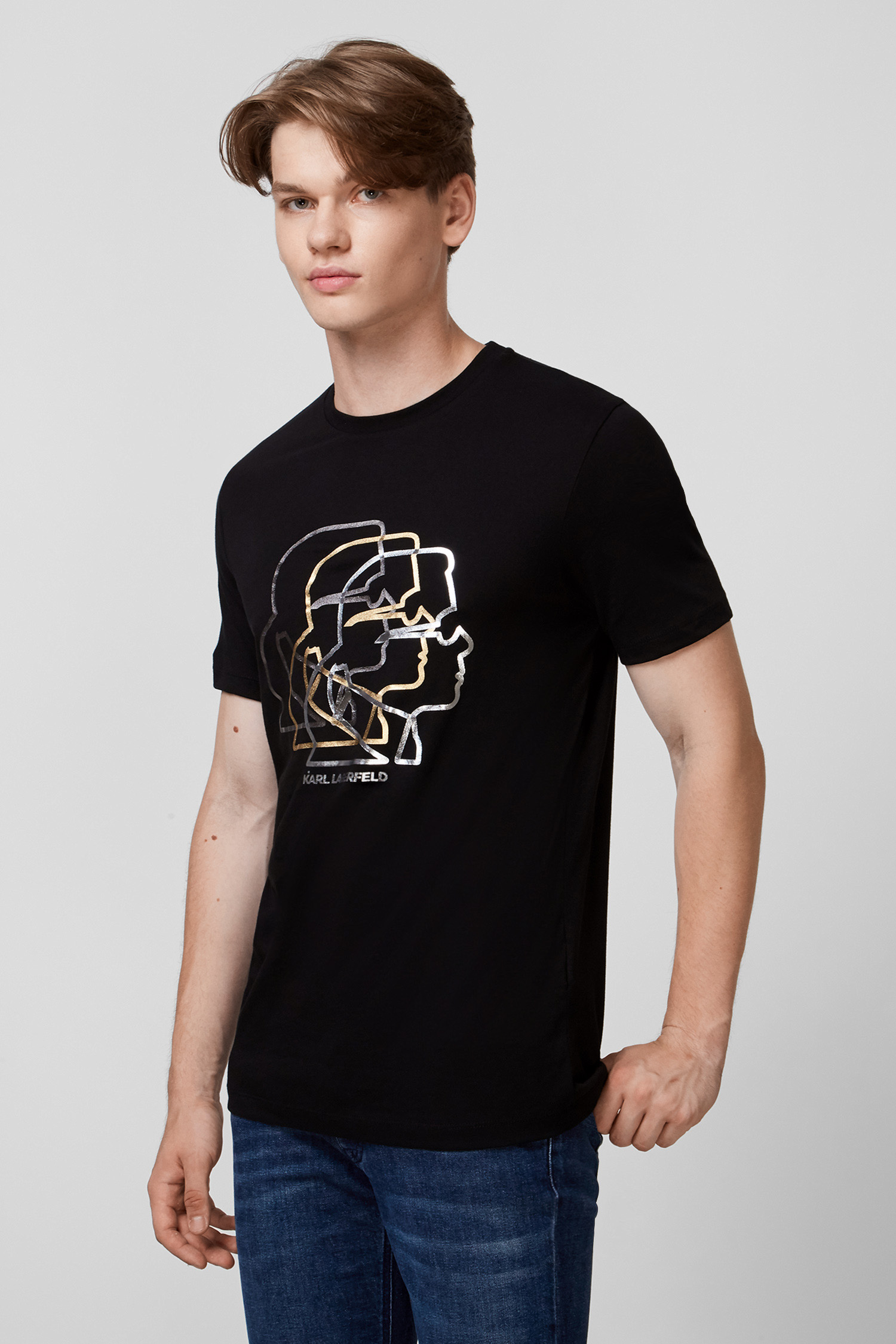Черная футболка для парней Karl Lagerfeld 511224.755083;990
