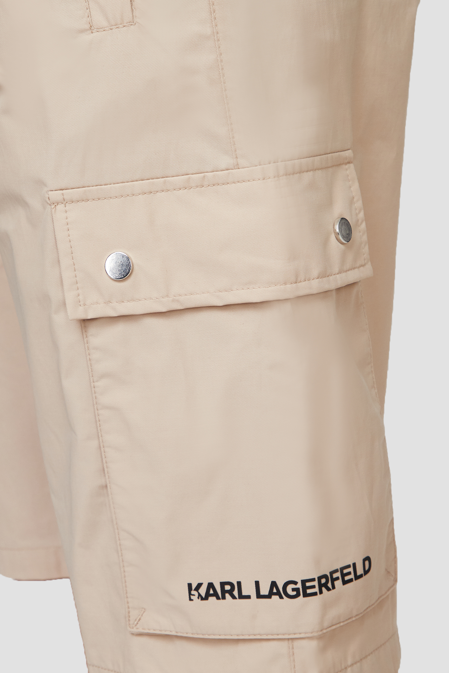 Мужские бежевые шорты Karl Lagerfeld 532505.255709;410