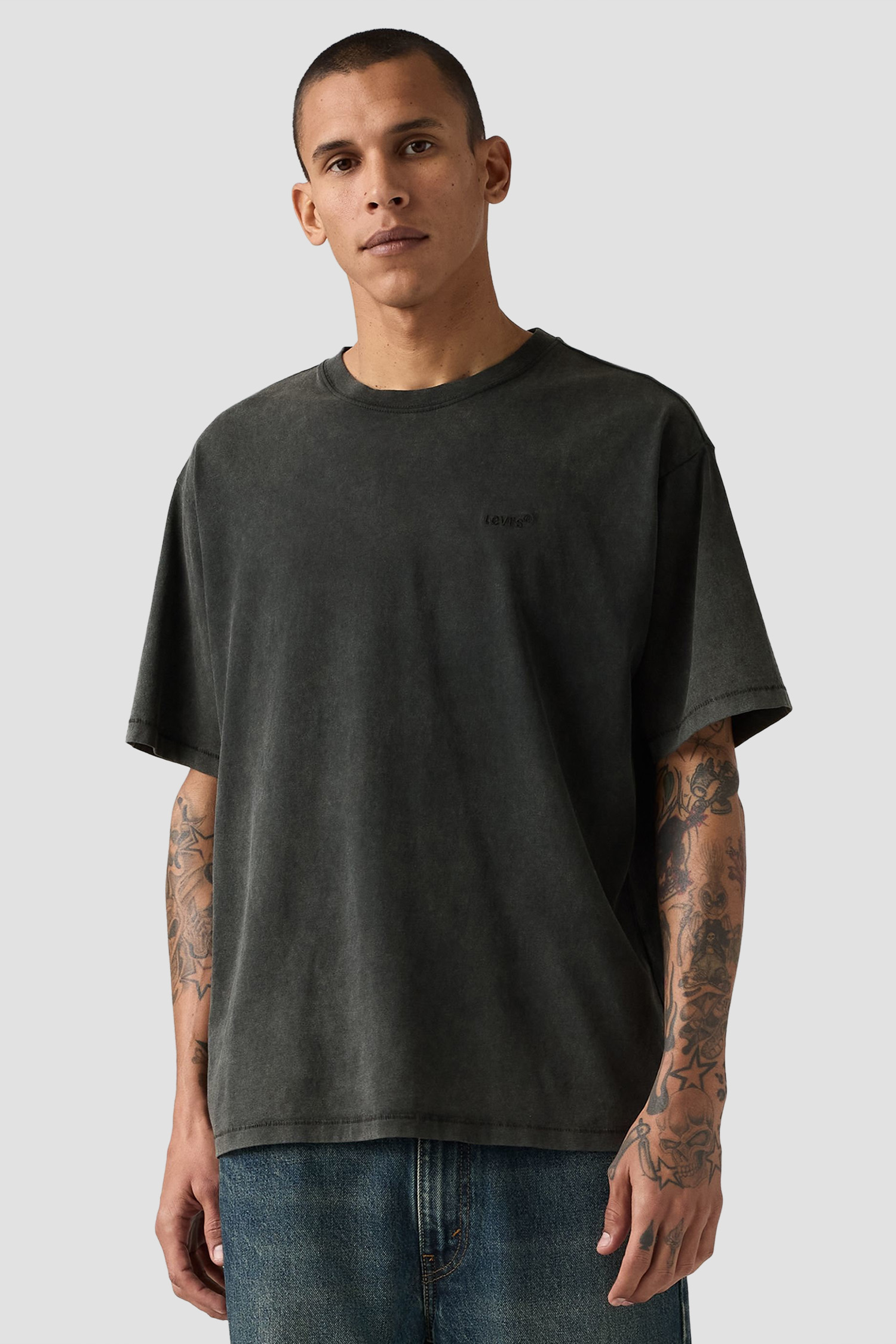 Мужская черная футболка Levi’s® A0637;0221