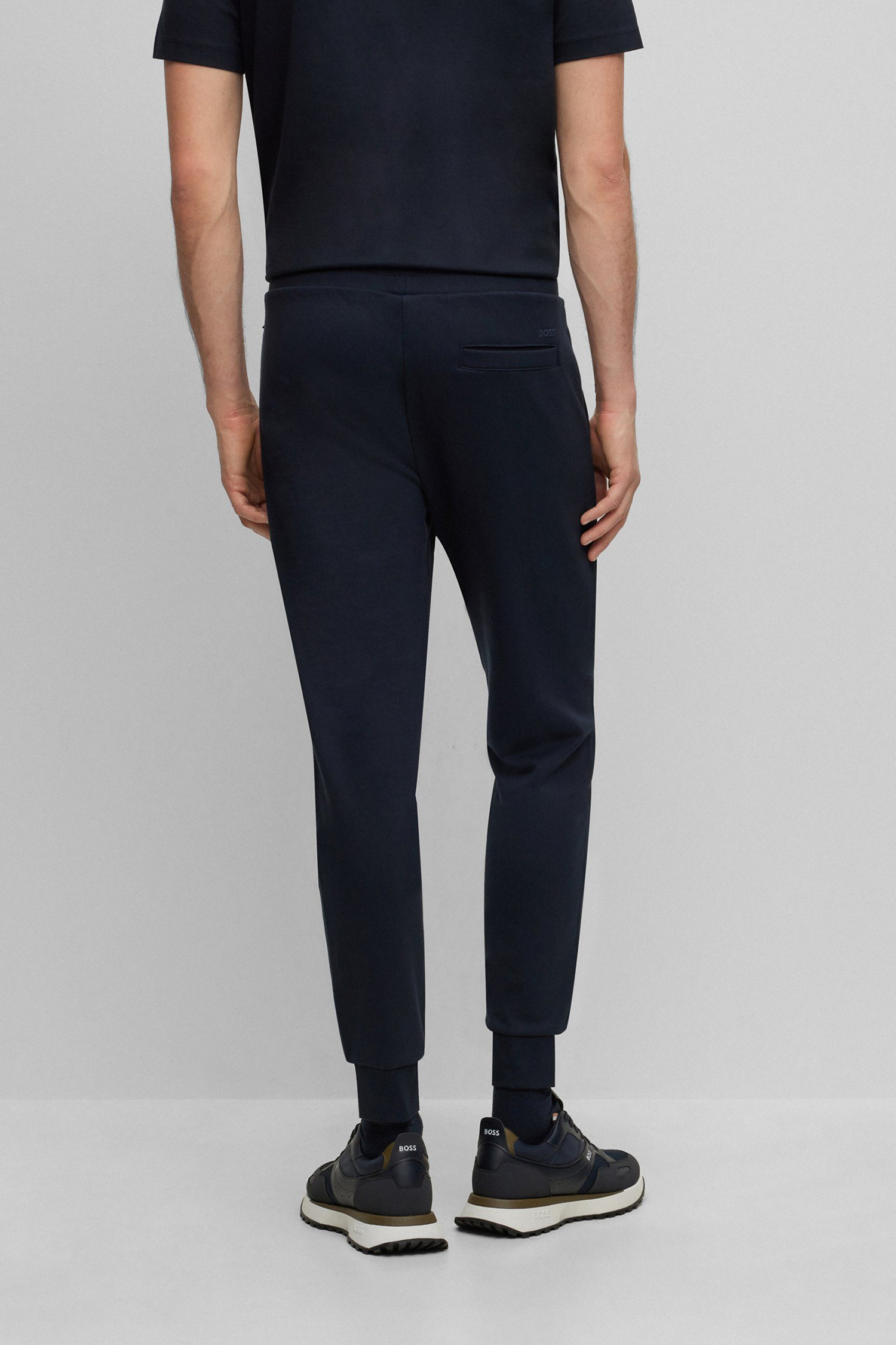 Мужские темно-синие спортивные брюки BOSS 50471958;404