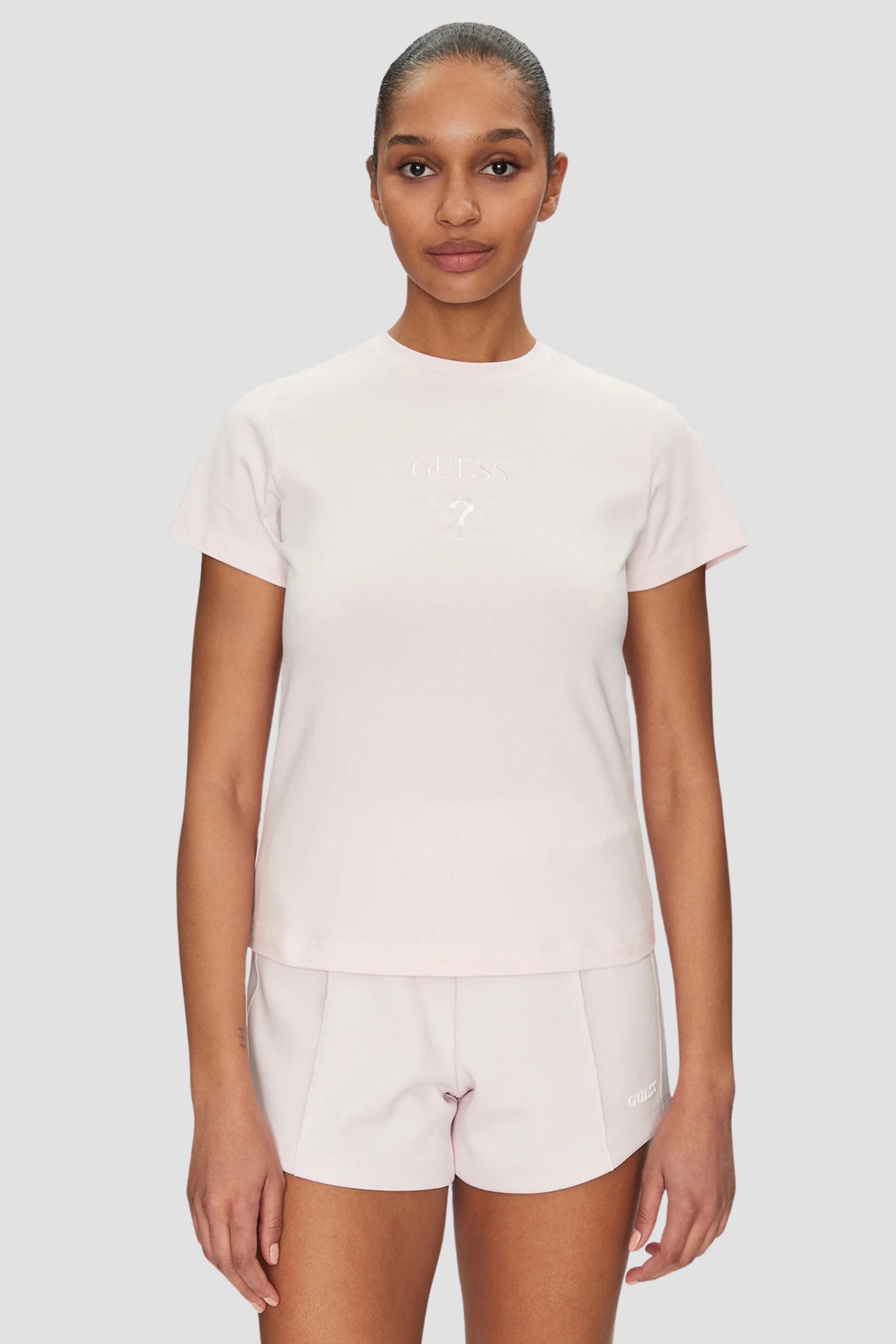Жіноча рожева футболка Guess V4YI21.KCDH1;G644