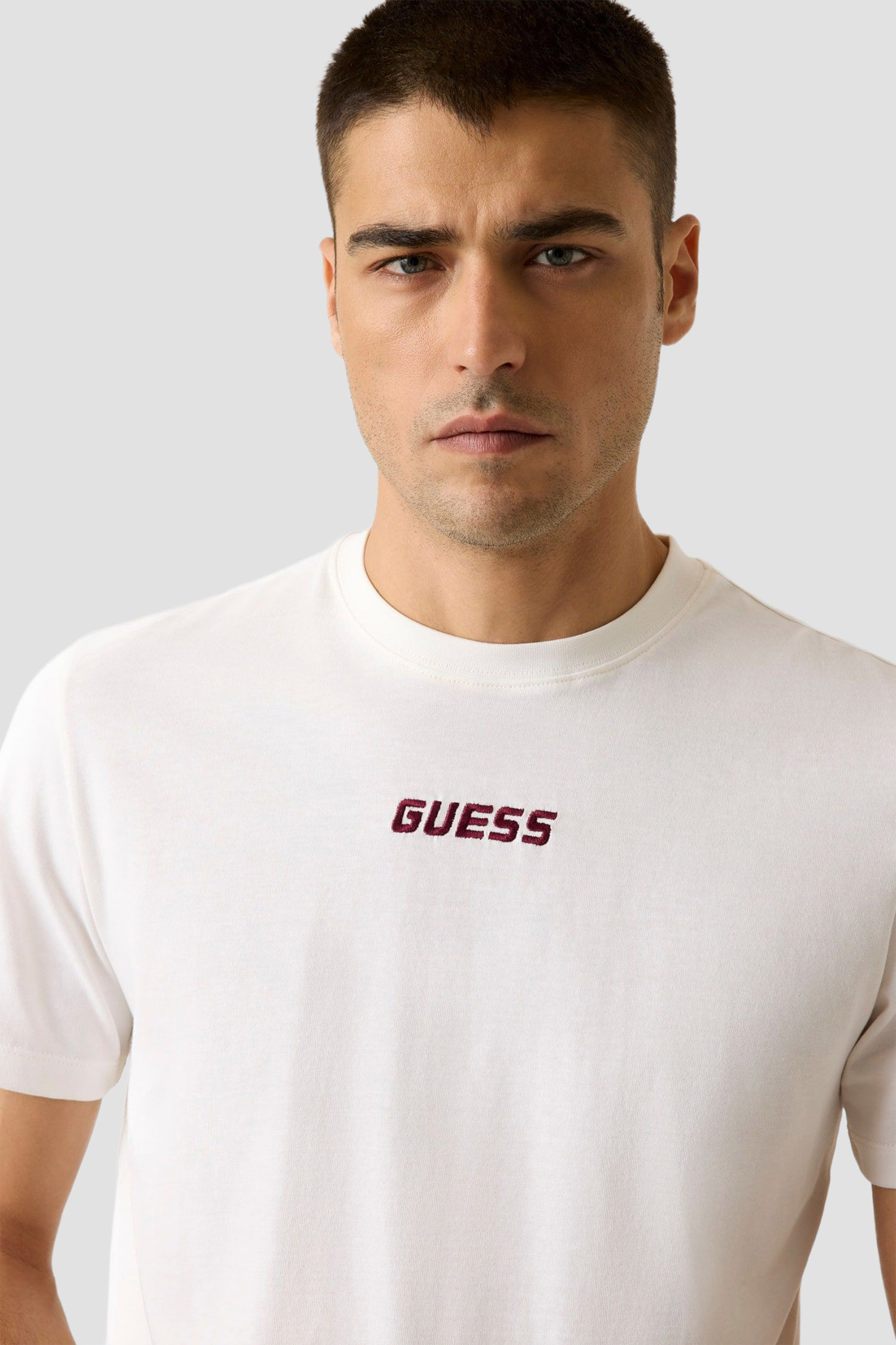 Чоловіча біла футболка Guess Z6RI00.I3Z14;G018