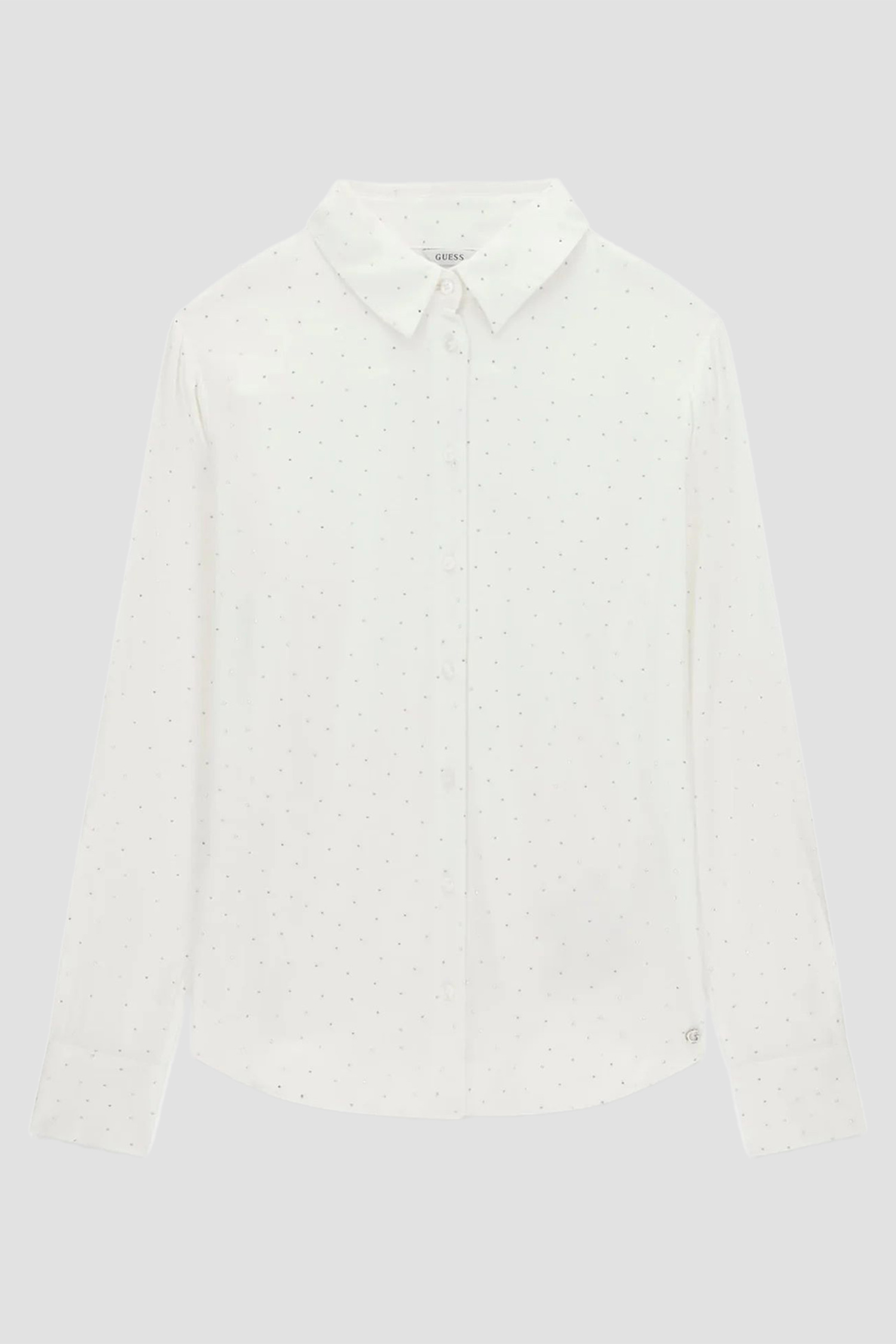 Женская белая рубашка Guess W6YH26.W2948;G011