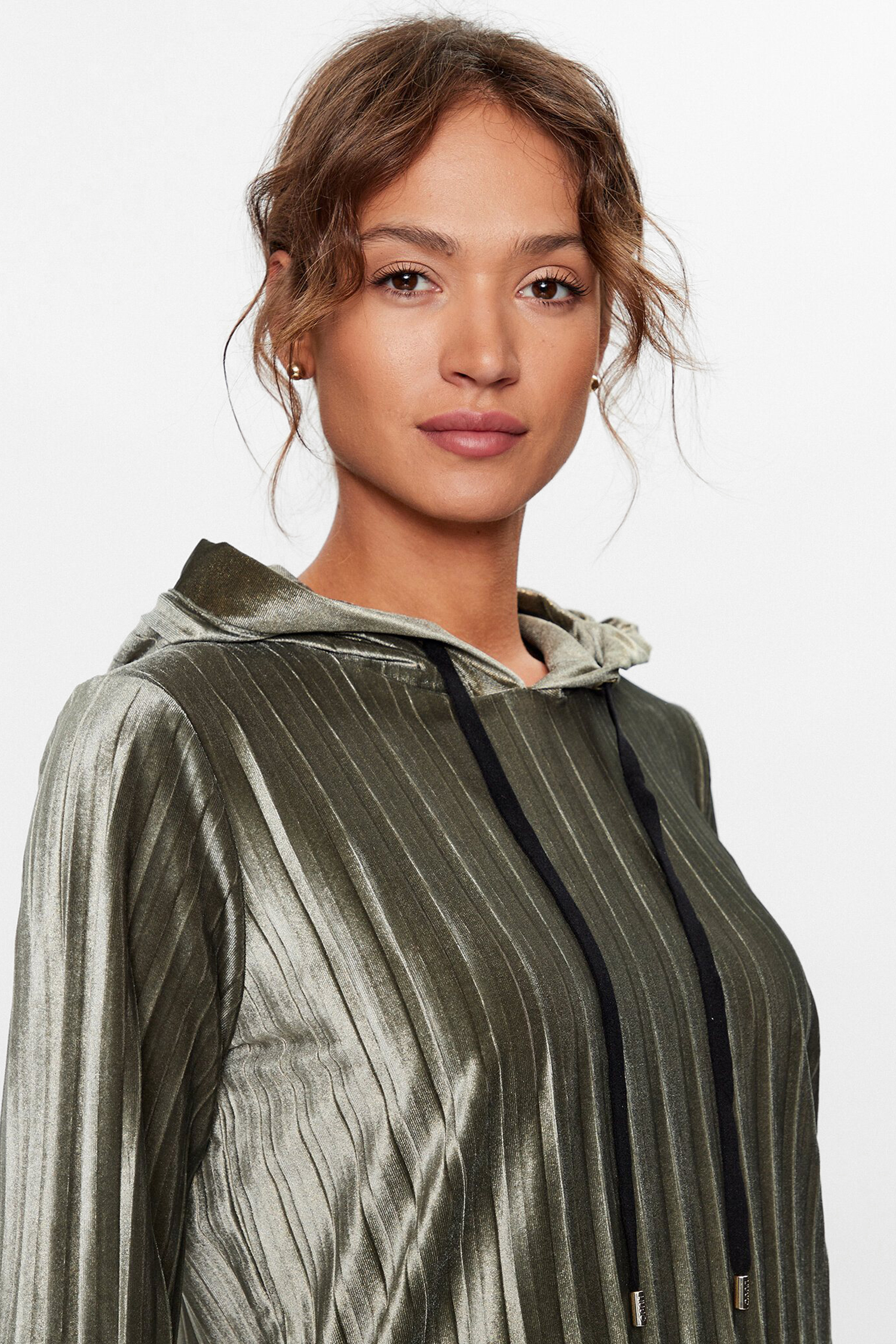 Женское зеленое худи Liu Jo TF3183.J4529;90511