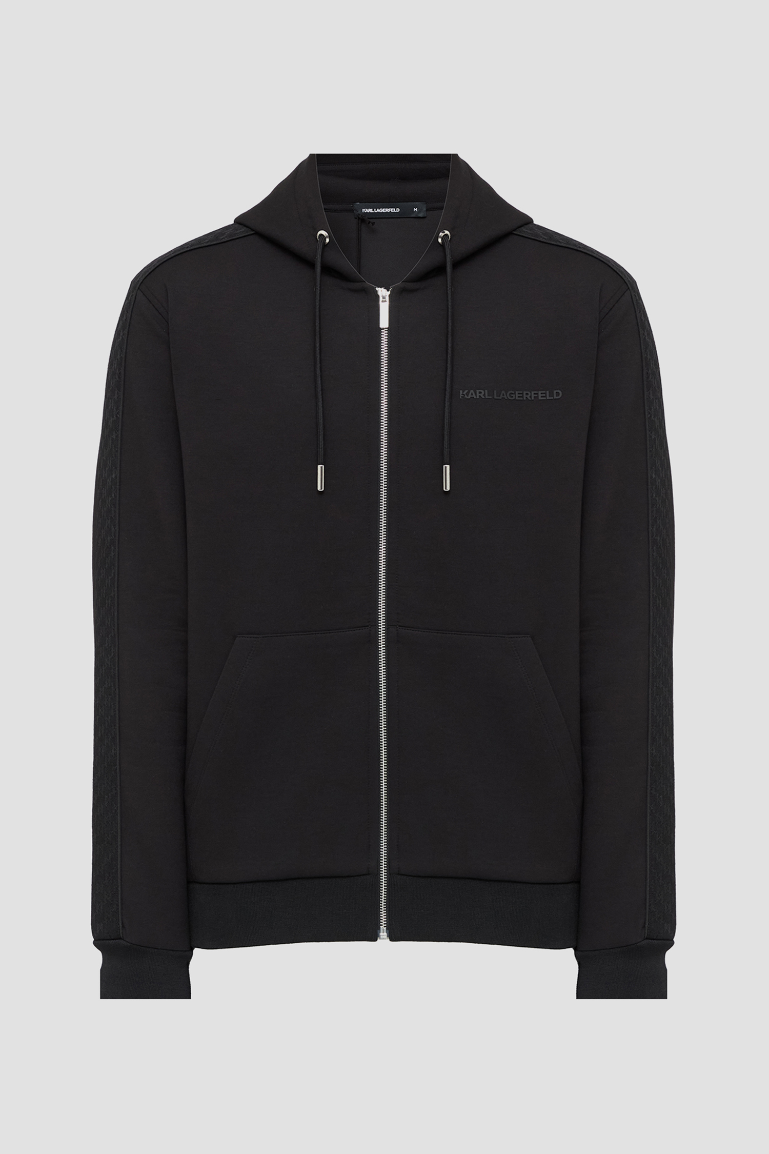 Чоловіча чорна кофта на блискавці Karl Lagerfeld 561902.705007;990