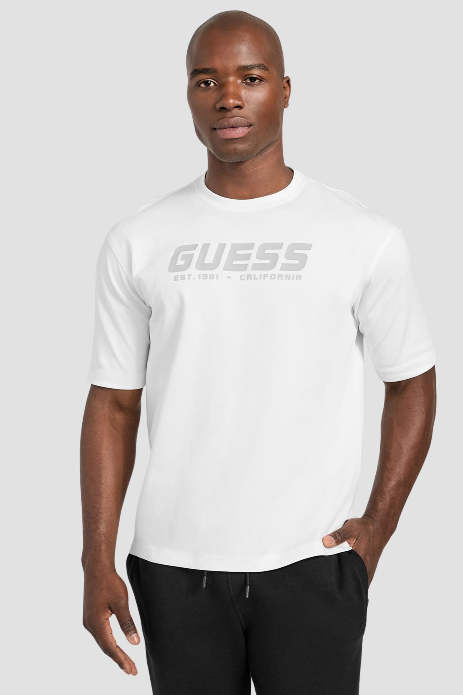 Чоловіча біла футболка Guess Z5BI03.K1871;G018
