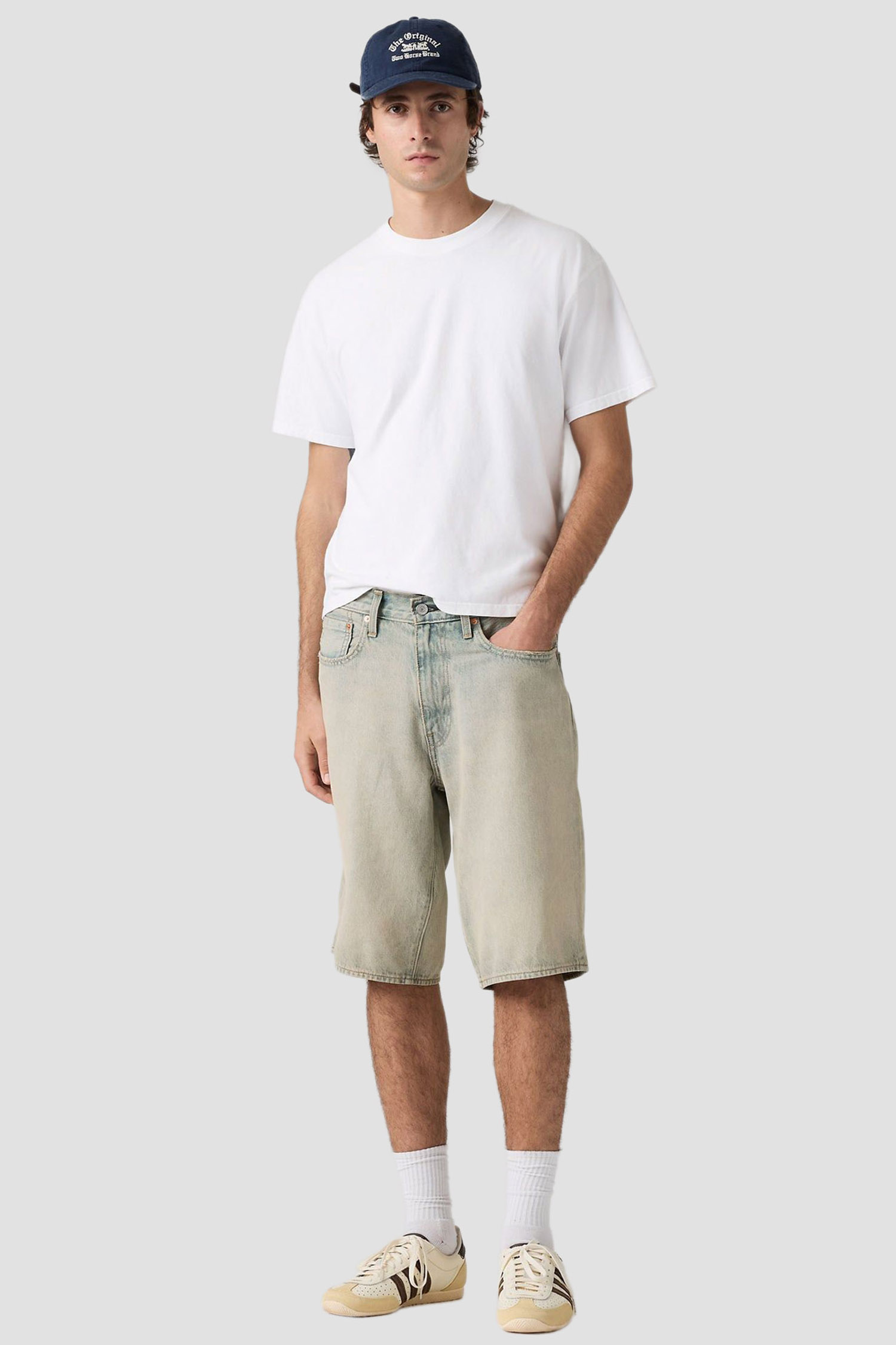 Чоловічі бежеві джинсові шорти 478 Baggy Levi’s® 001JM;0013