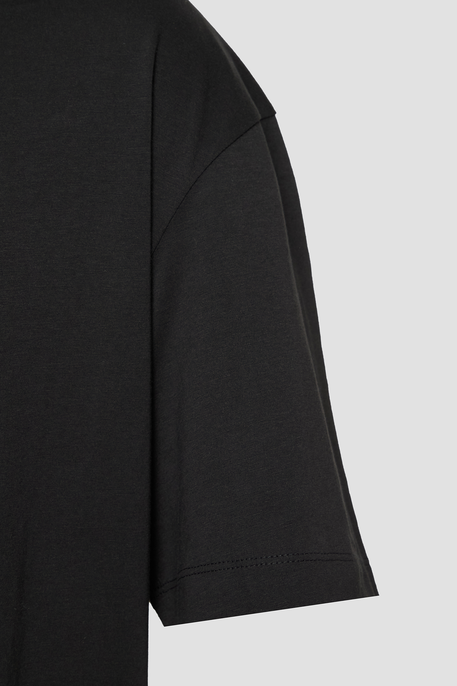 Мужская черная футболка HUGO BLUE 50543483;001