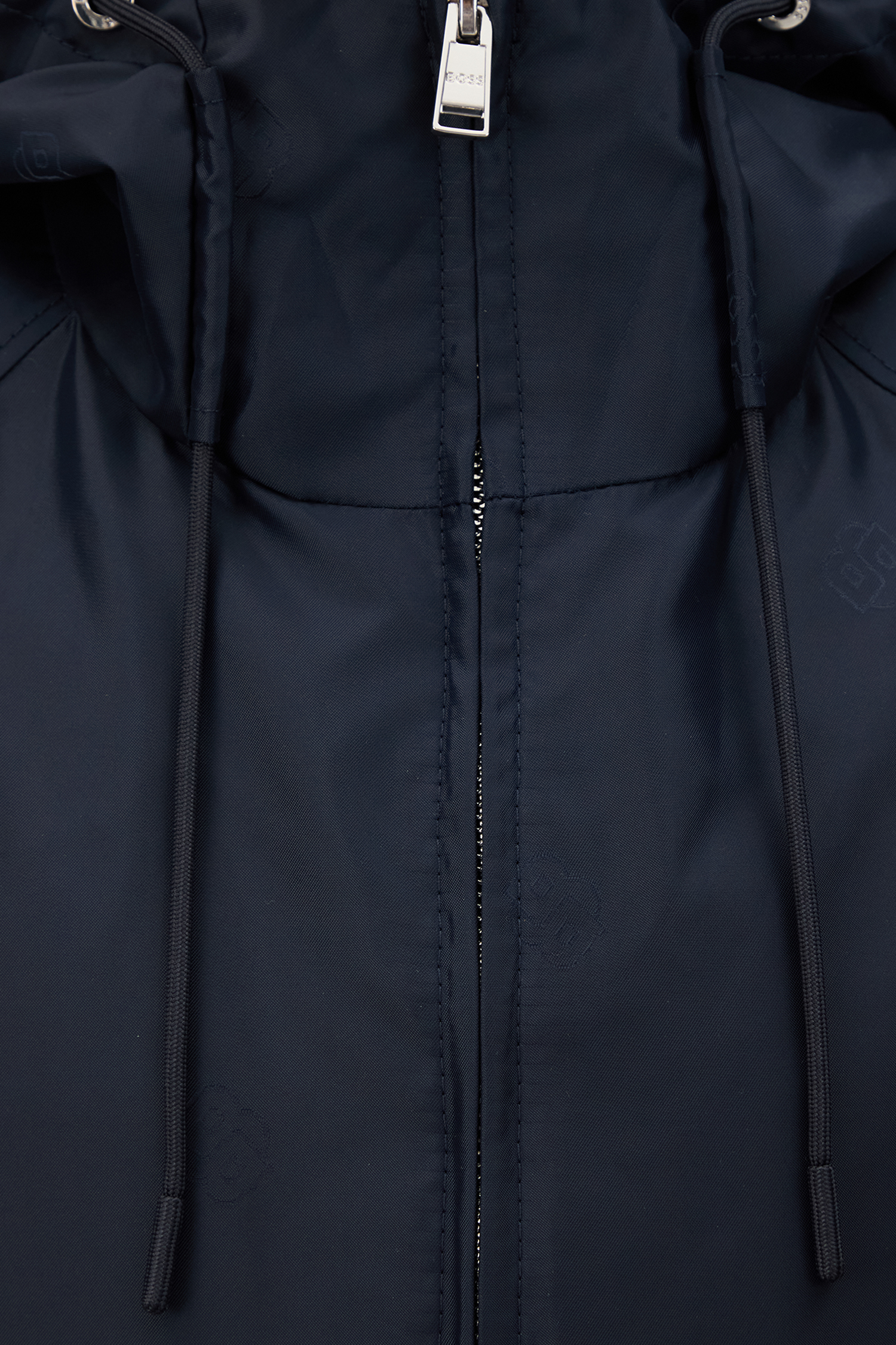 Мужская темно-синяя ветровка с узором BOSS 50535482;404