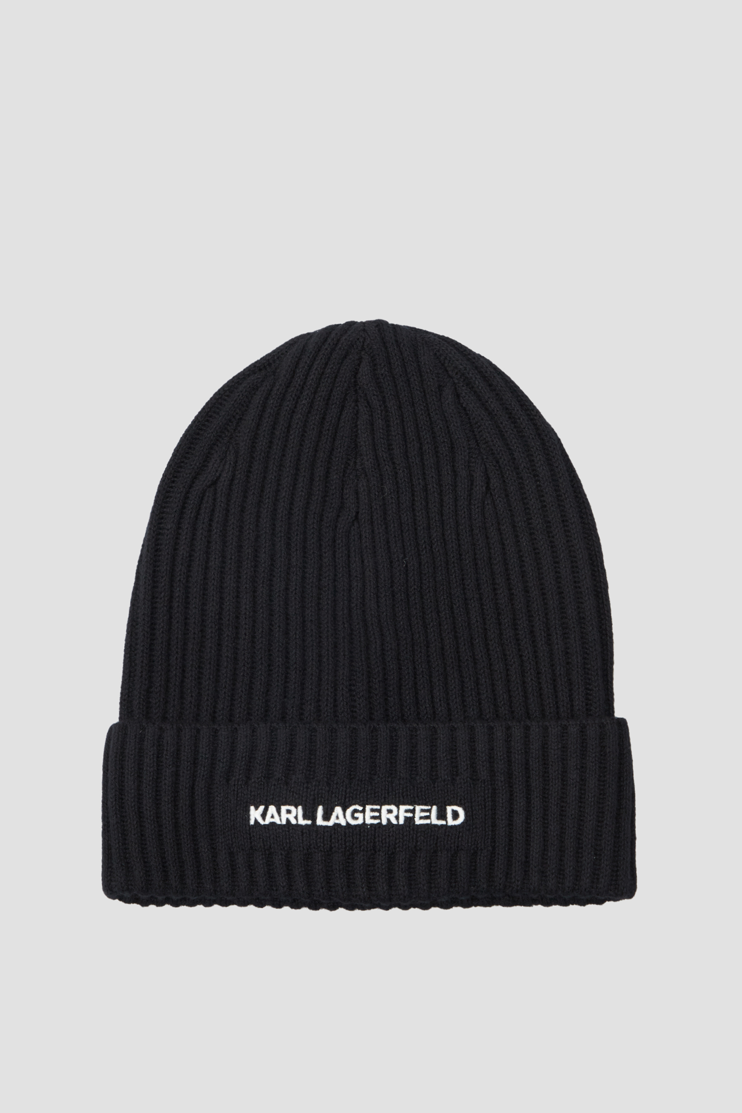Чоловіча чорна вовняна шапка Karl Lagerfeld 544305.805601;990