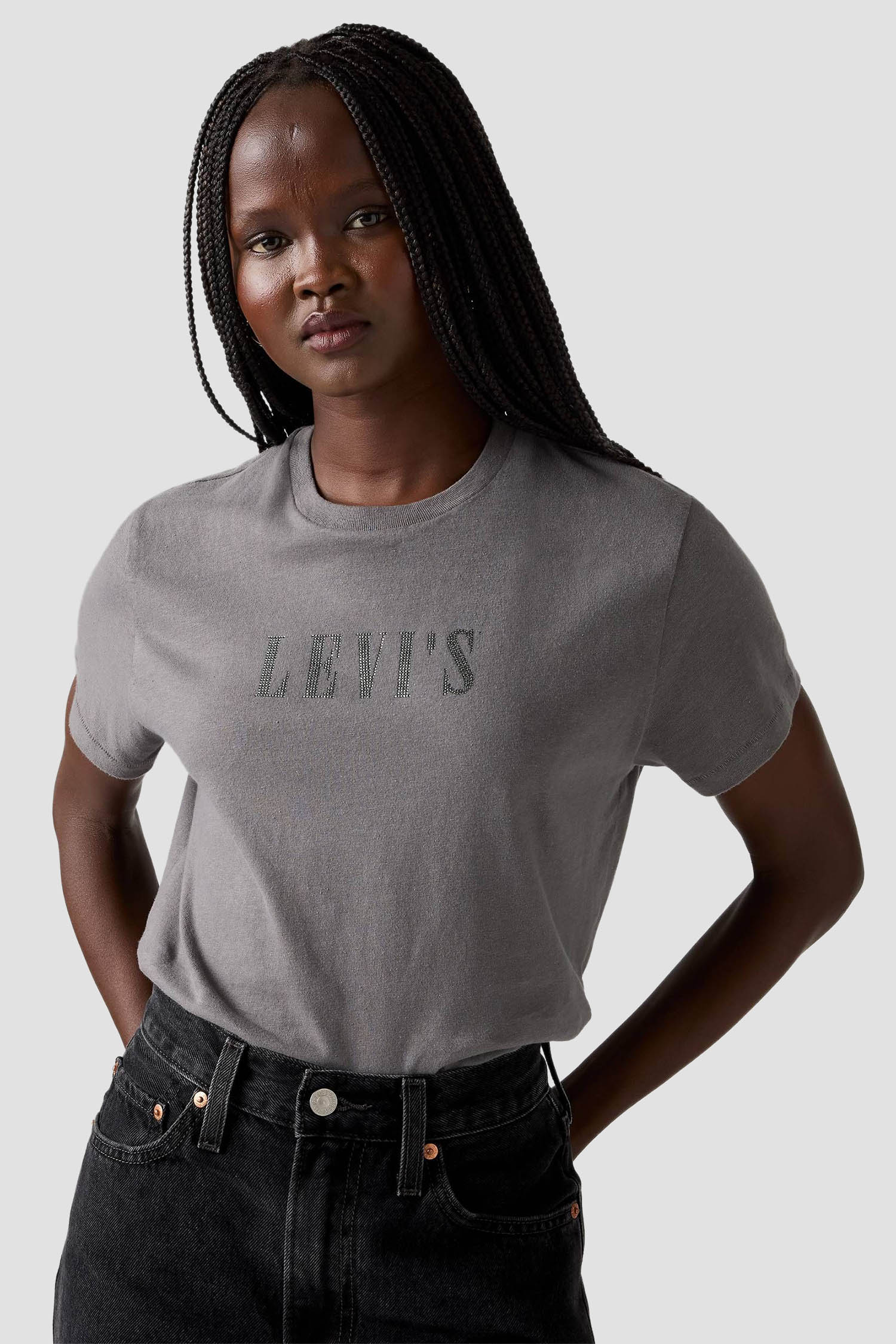 Жіноча сіра футболка Levi’s® A2226;0114