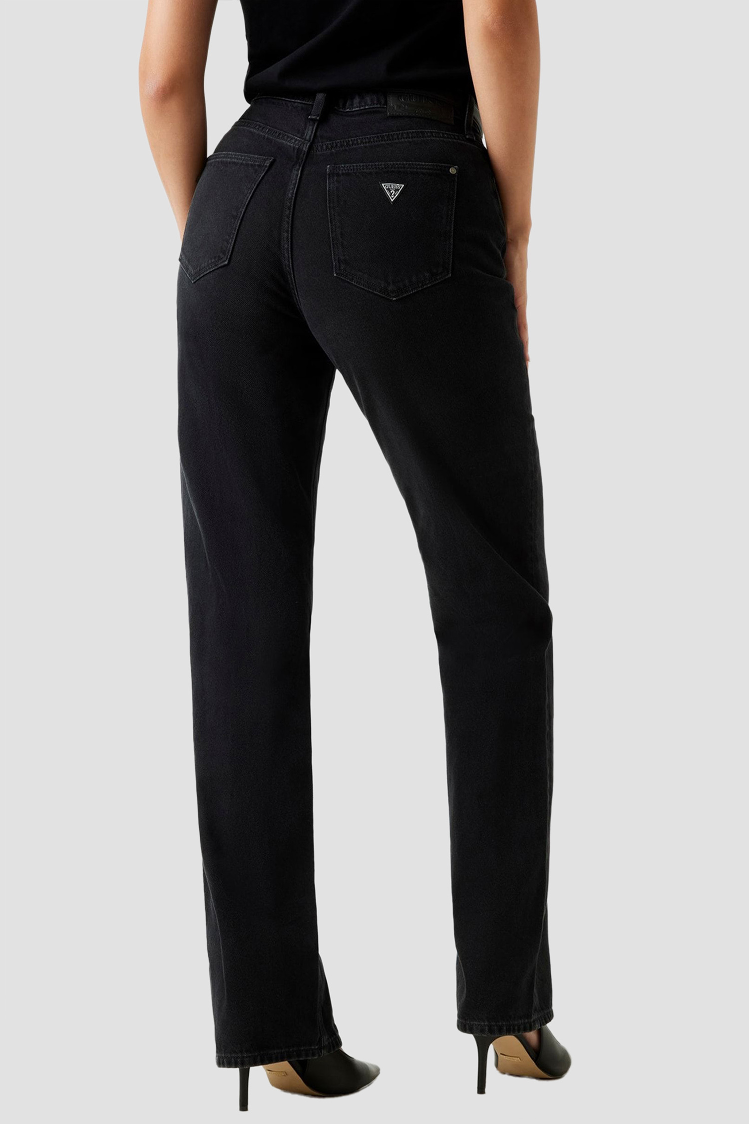 Женские черные джинсы Guess W5BA33.D0981;WNTK