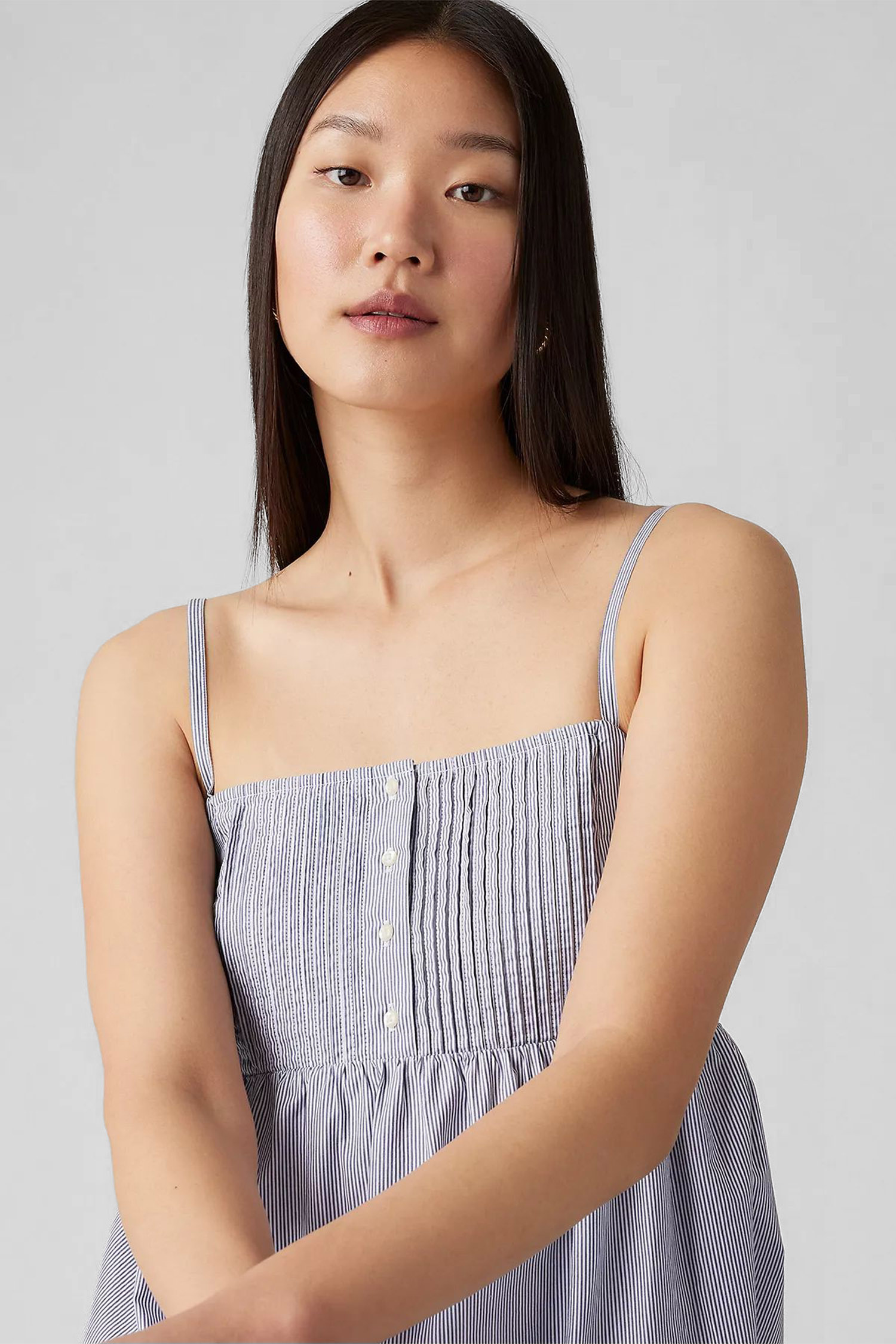 Жіночий блакитний сарафан у смужку Levi’s® A7576;0002