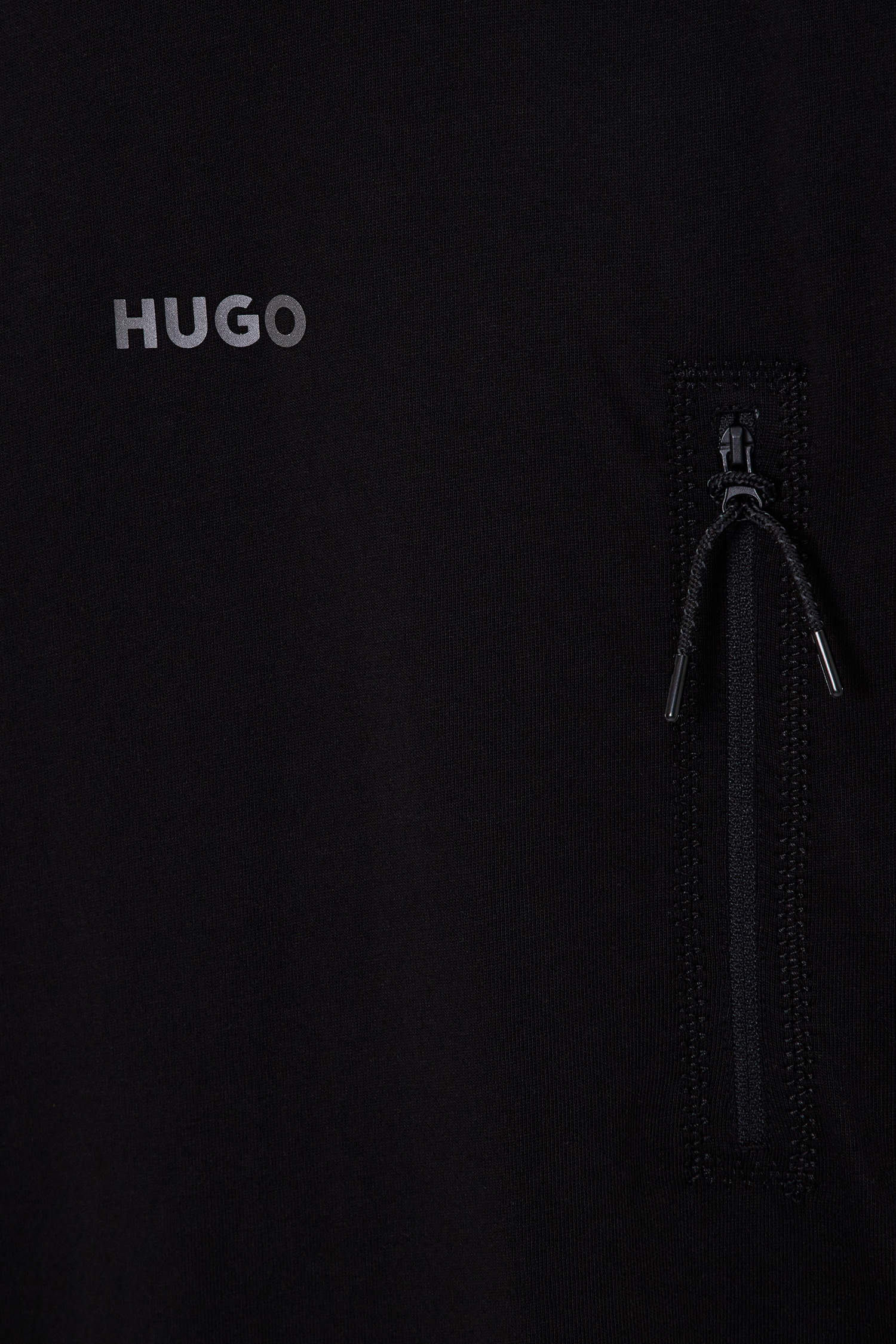 Мужская черная футболка HUGO 50516681;001