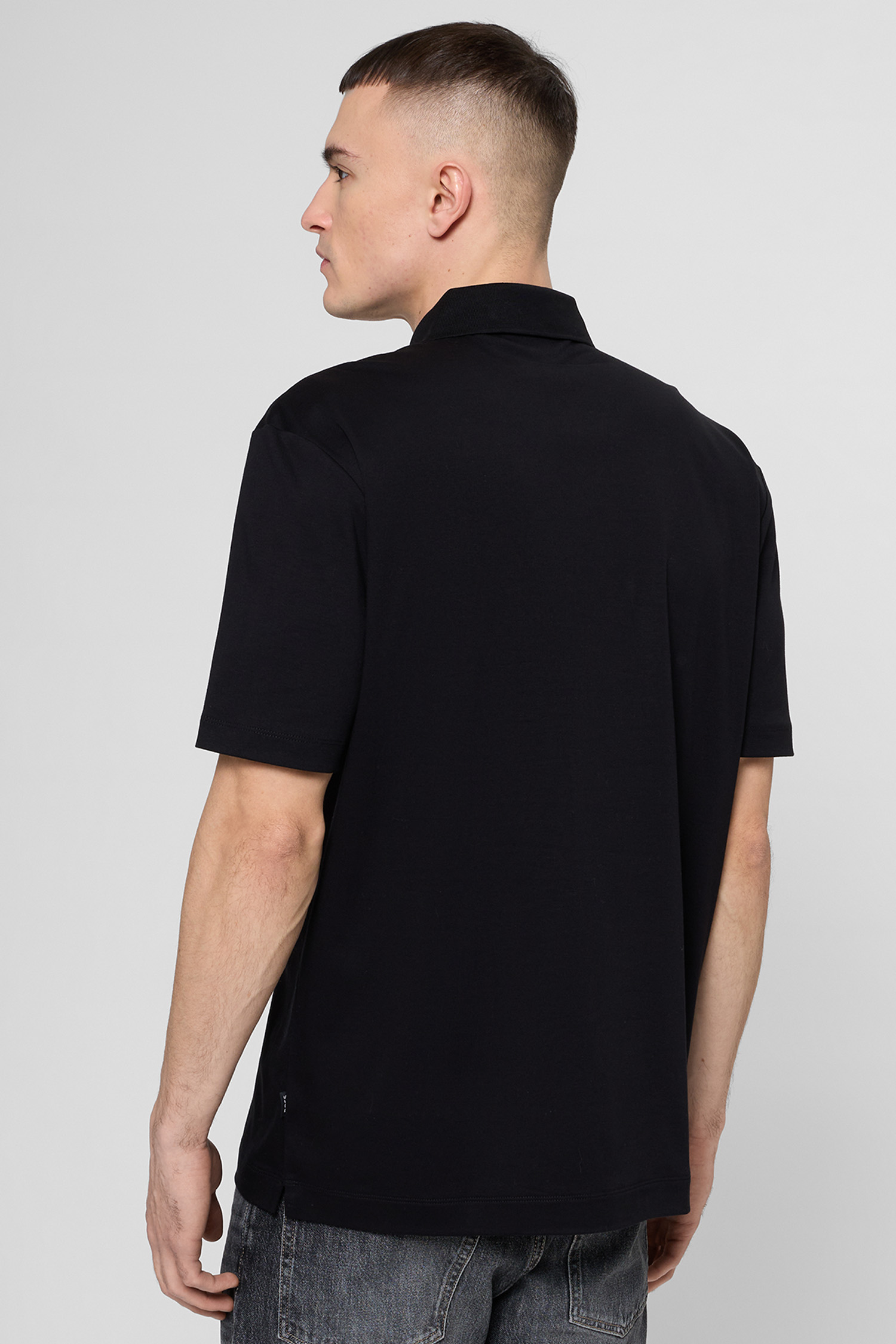 Чоловіче чорне поло BOSS 50555829;001