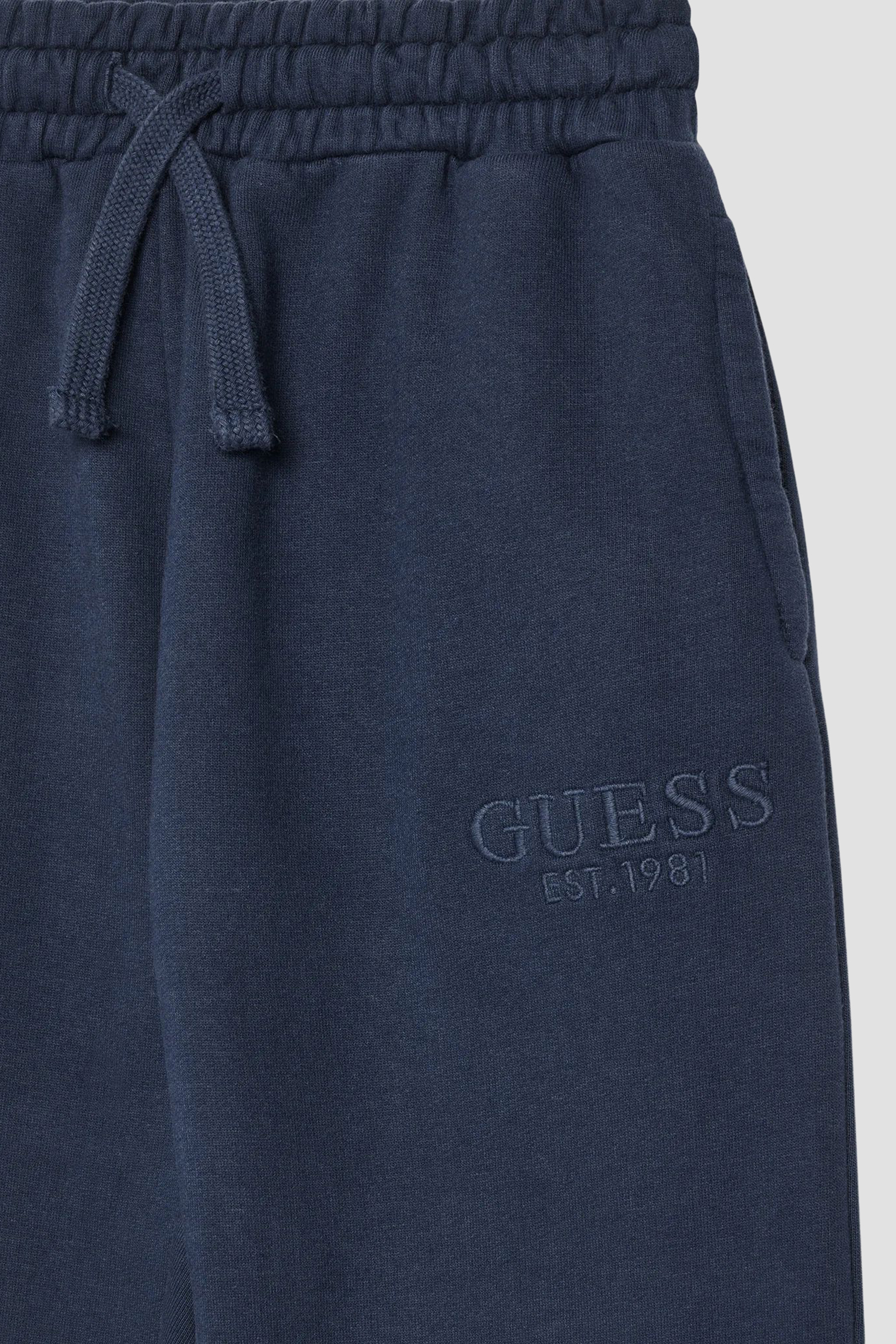 Детские темно-синие спортивные брюки Guess Kids L5YQ19.KAV34;G7V2