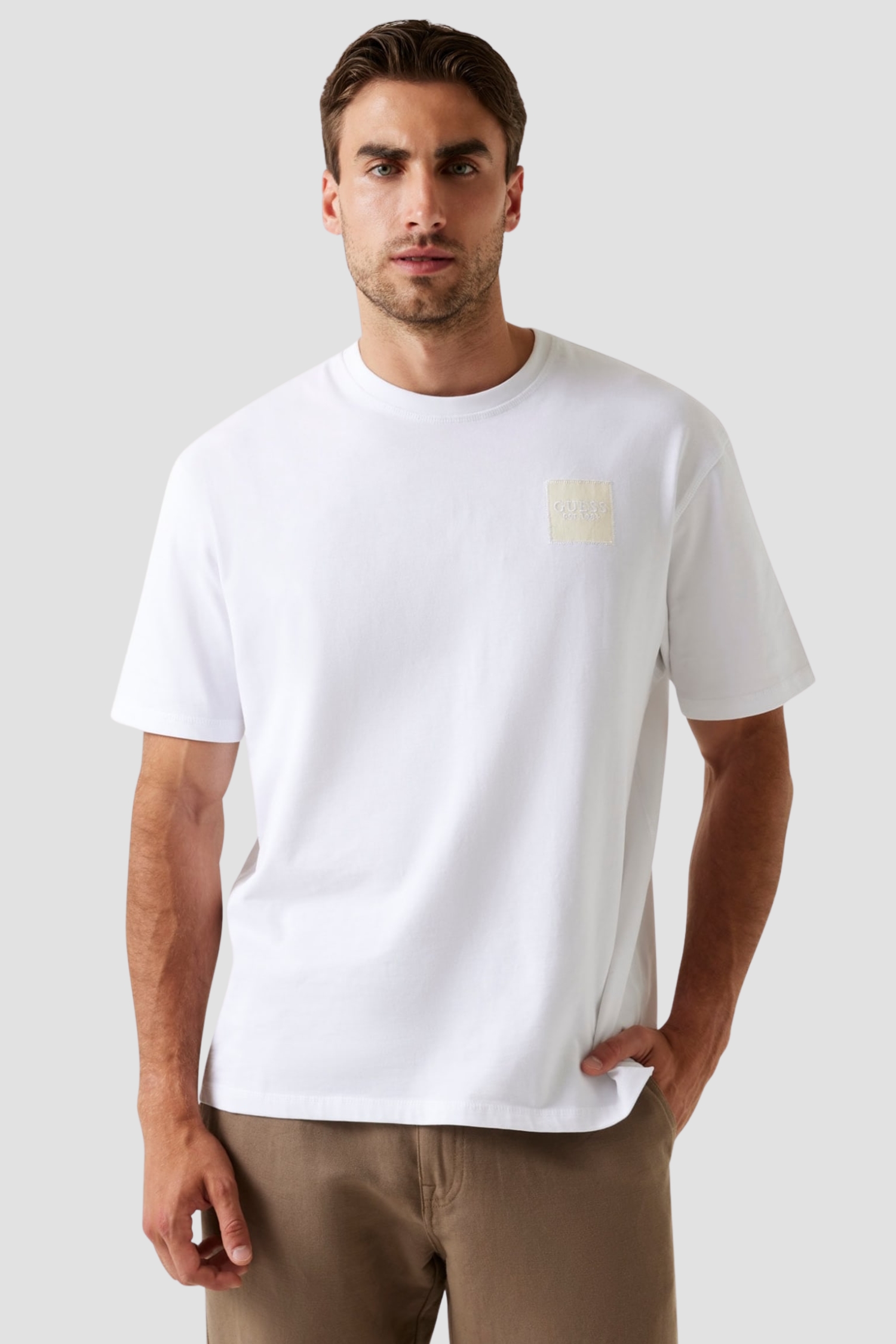 Чоловіча біла футболка Guess M5YI27.KCCM1;G011