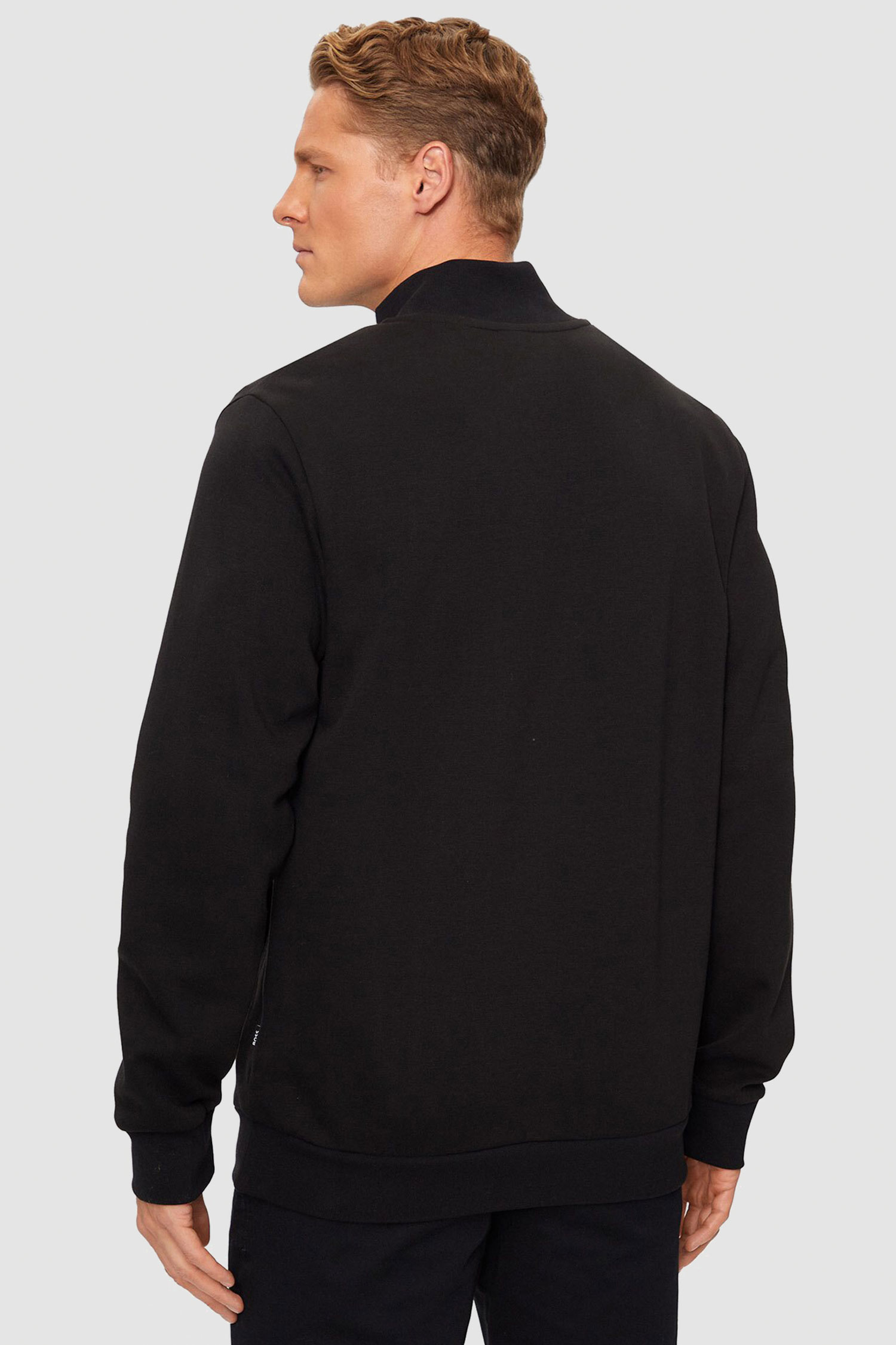 Мужская черная спортивная кофта BOSS 50523916;001