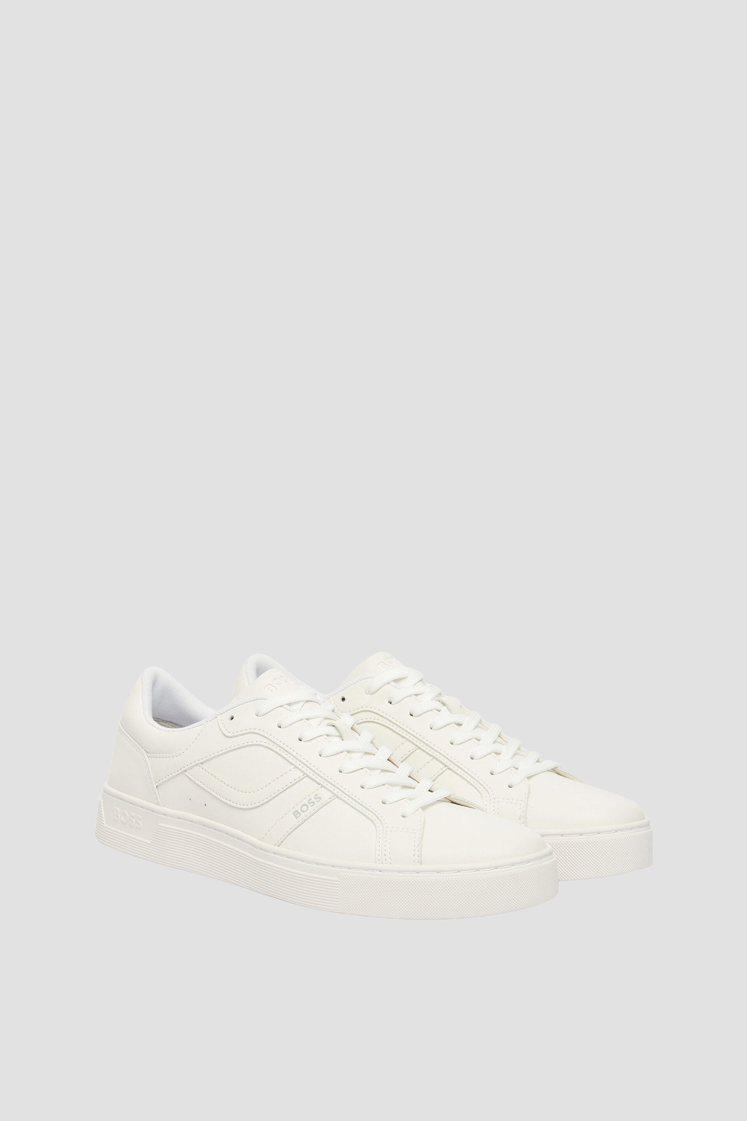 Чоловічі білі снікерси BOSS 50562636;100
