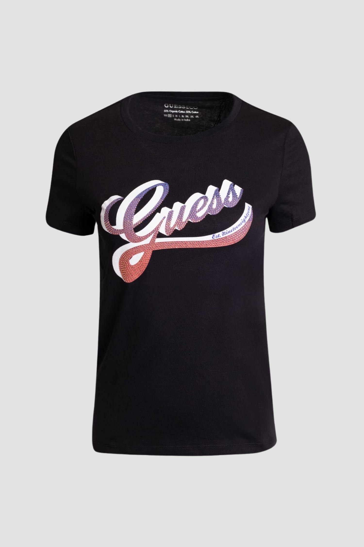 Жіноча чорна футболка Guess W3GI34.I3Z14;JBLK