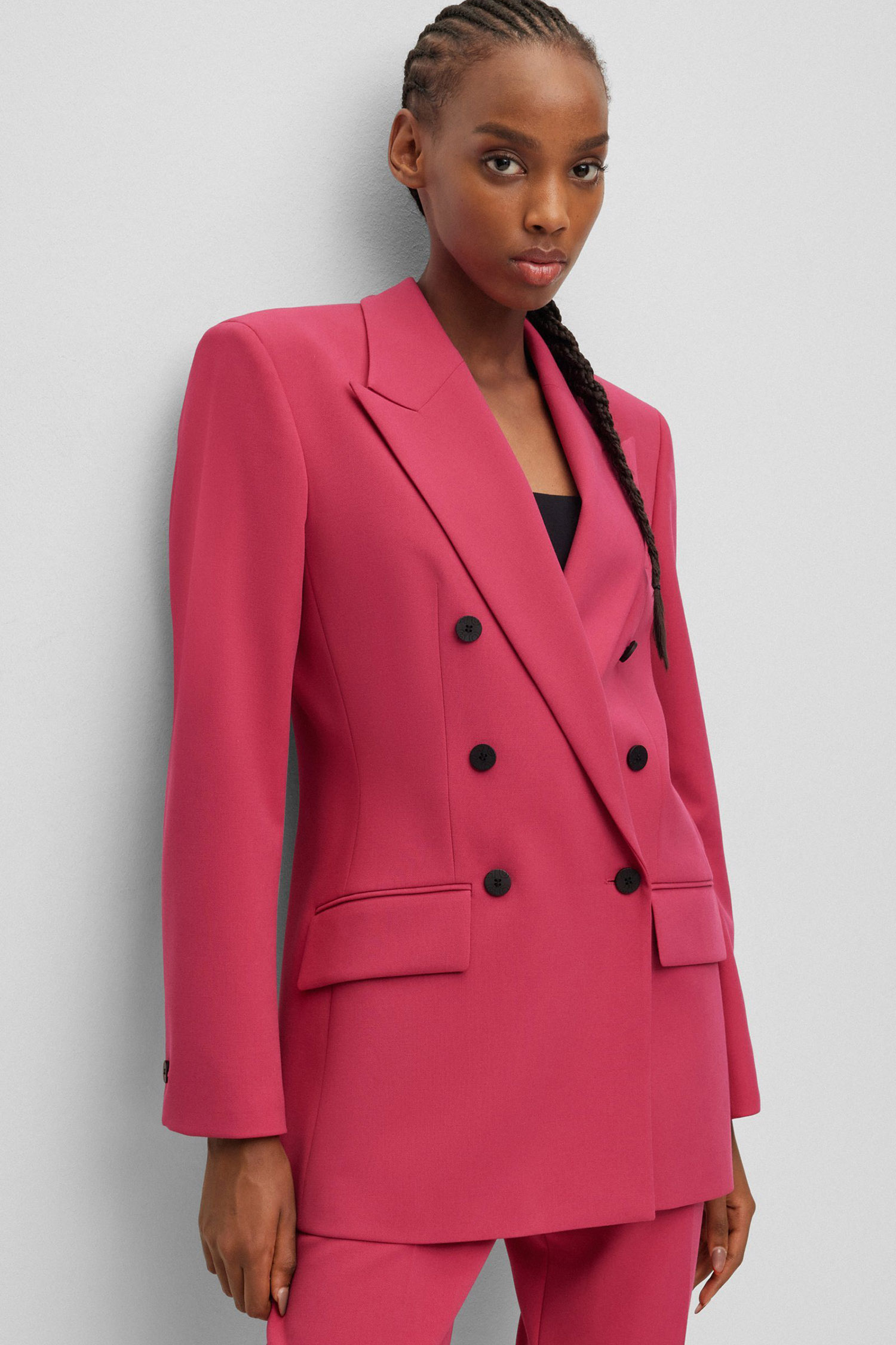 Жіночий рожевий жакет HUGO 50489236;663