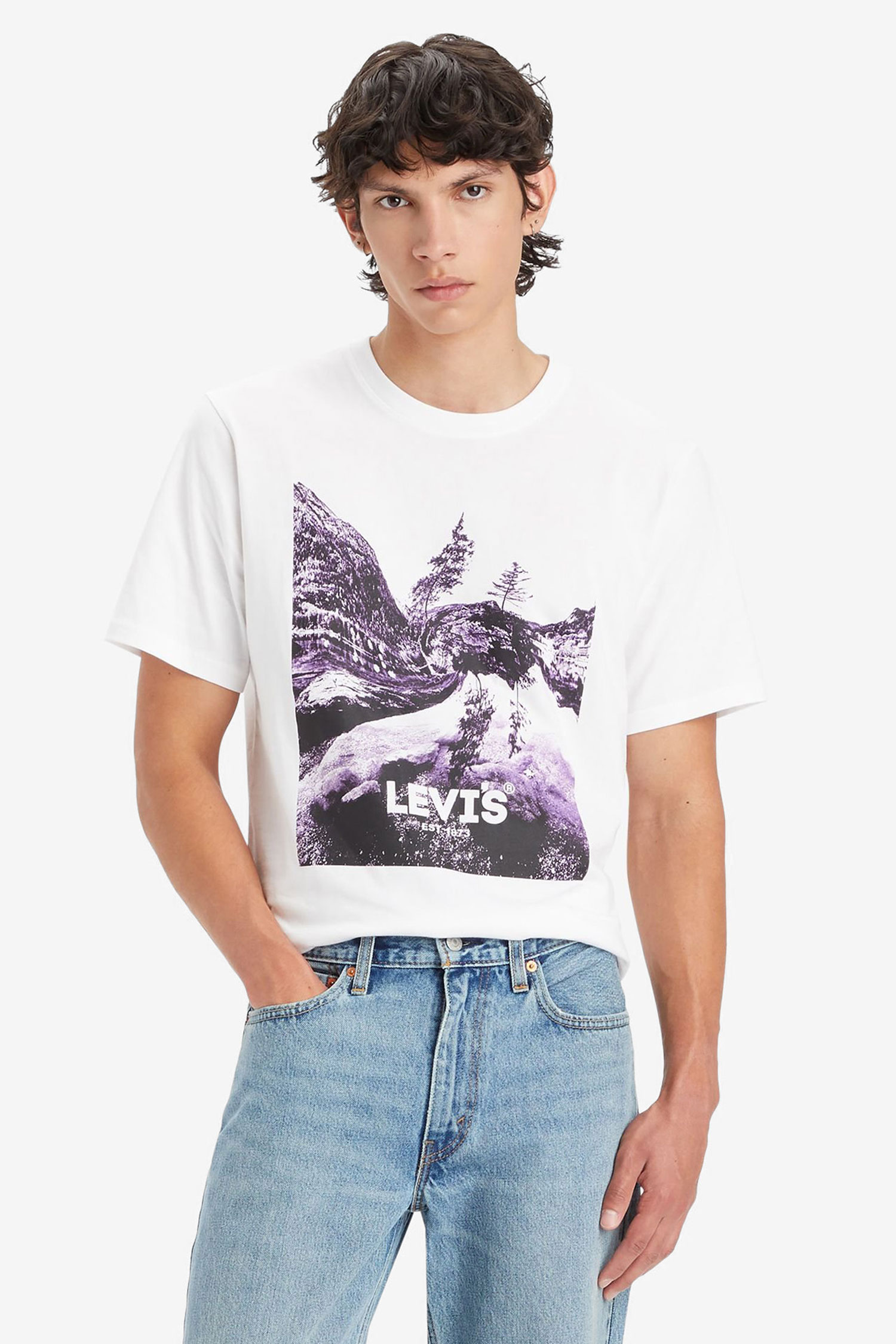 Мужская белая футболка Levi’s® 16143;1369