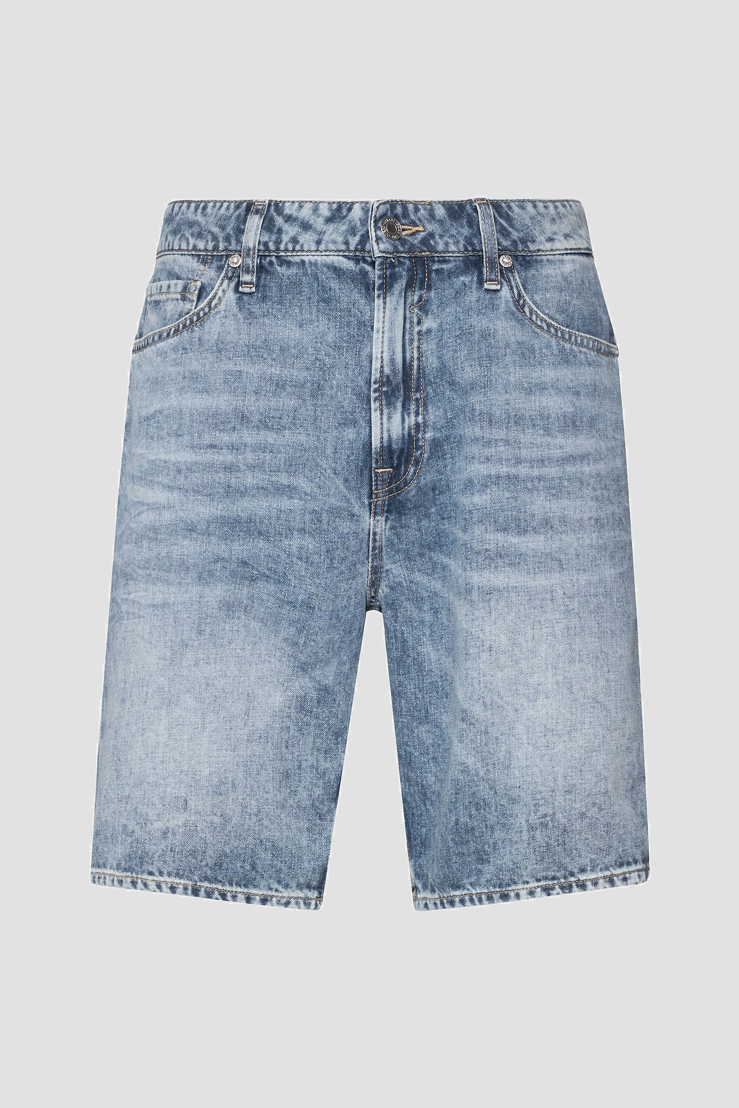 Чоловічі блакитні джинсові шорти Guess M4GD27.D5AY2;EXPE