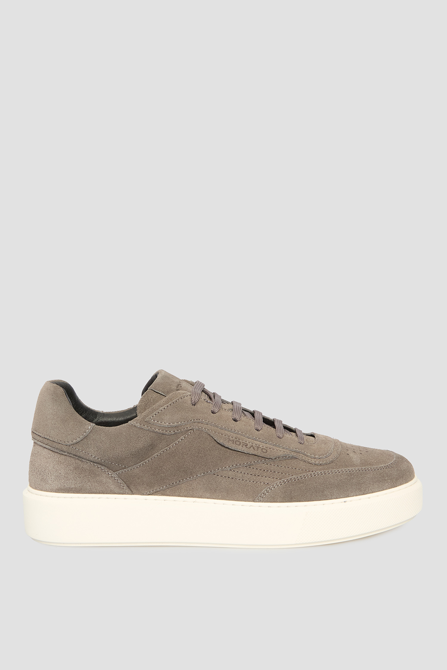Чоловічі сірі замшеві снікерси Antony Morato MMFW01826.LE300005;9073