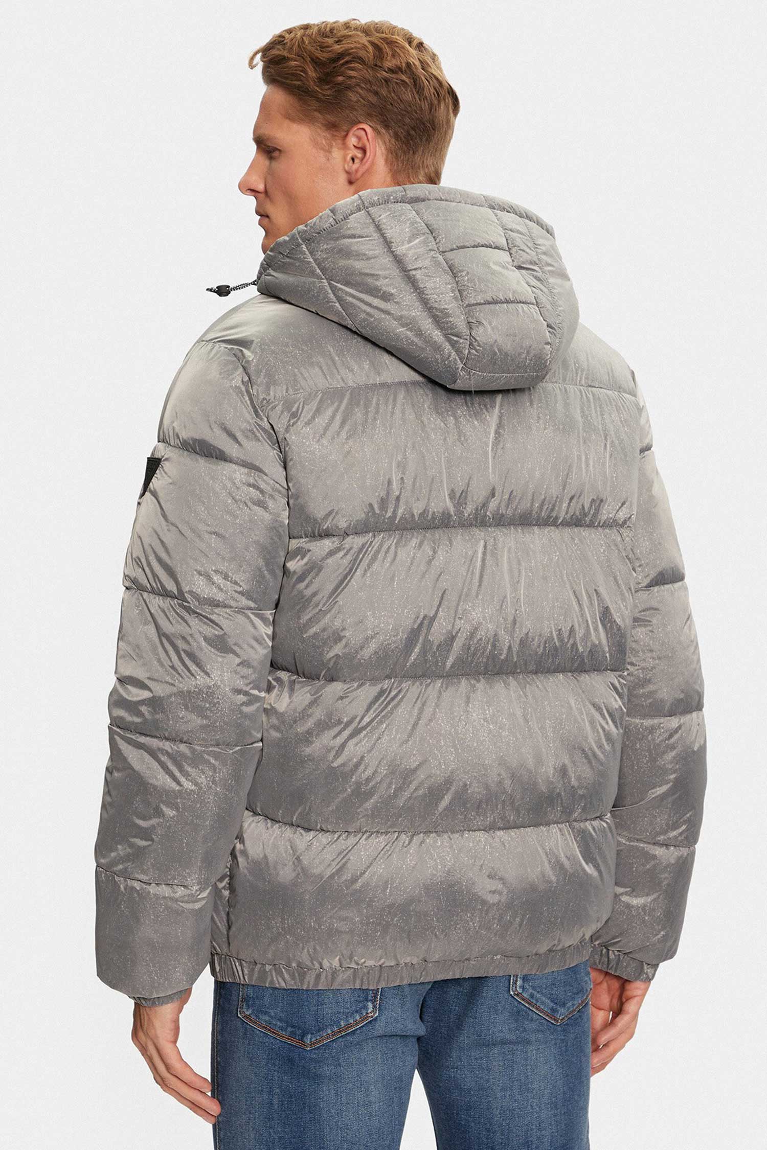 Мужская серая куртка Guess Z4BL01.WGFL0;P9YK