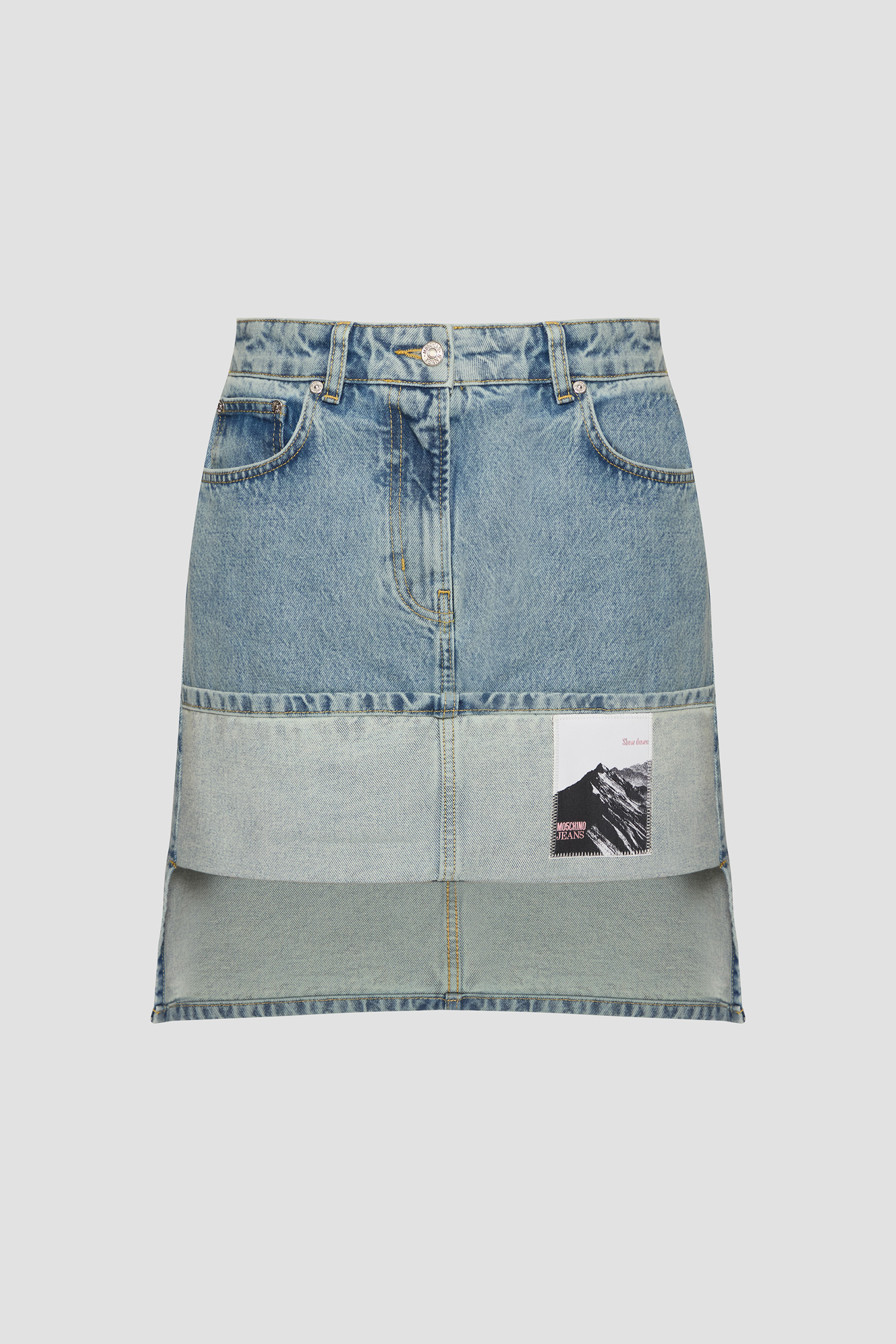 Женская голубая джинсовая юбка Moschino A0112.3217;1295