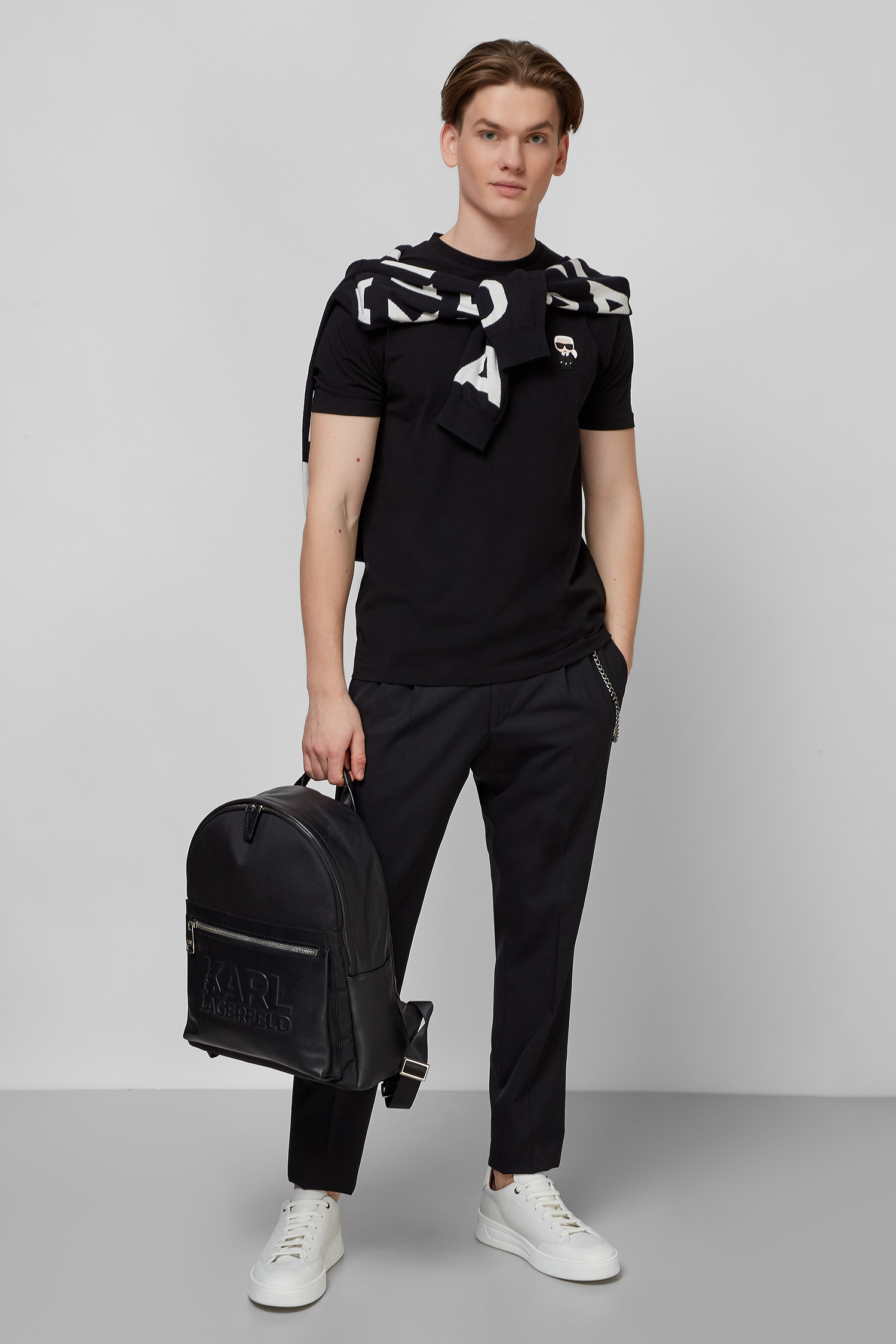 Черная футболка для парней Karl Lagerfeld 512221.755027;990