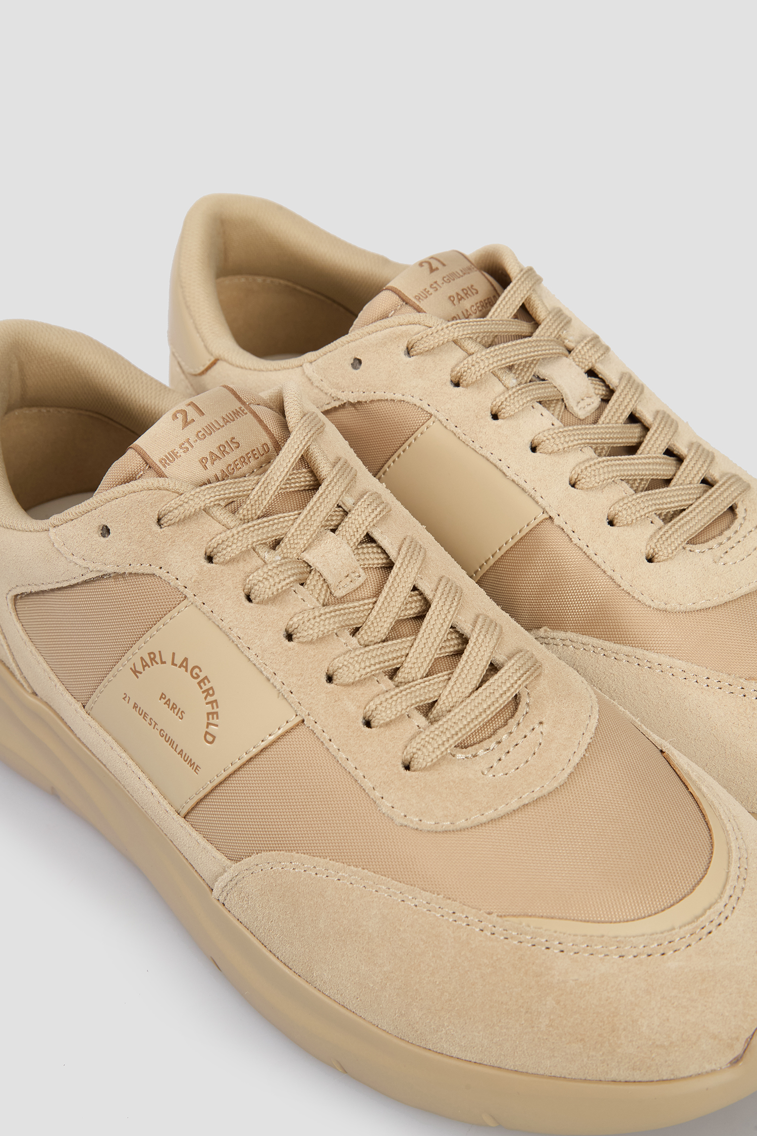 Мужские бежевые кроссовки Karl Lagerfeld 551473.855038;410