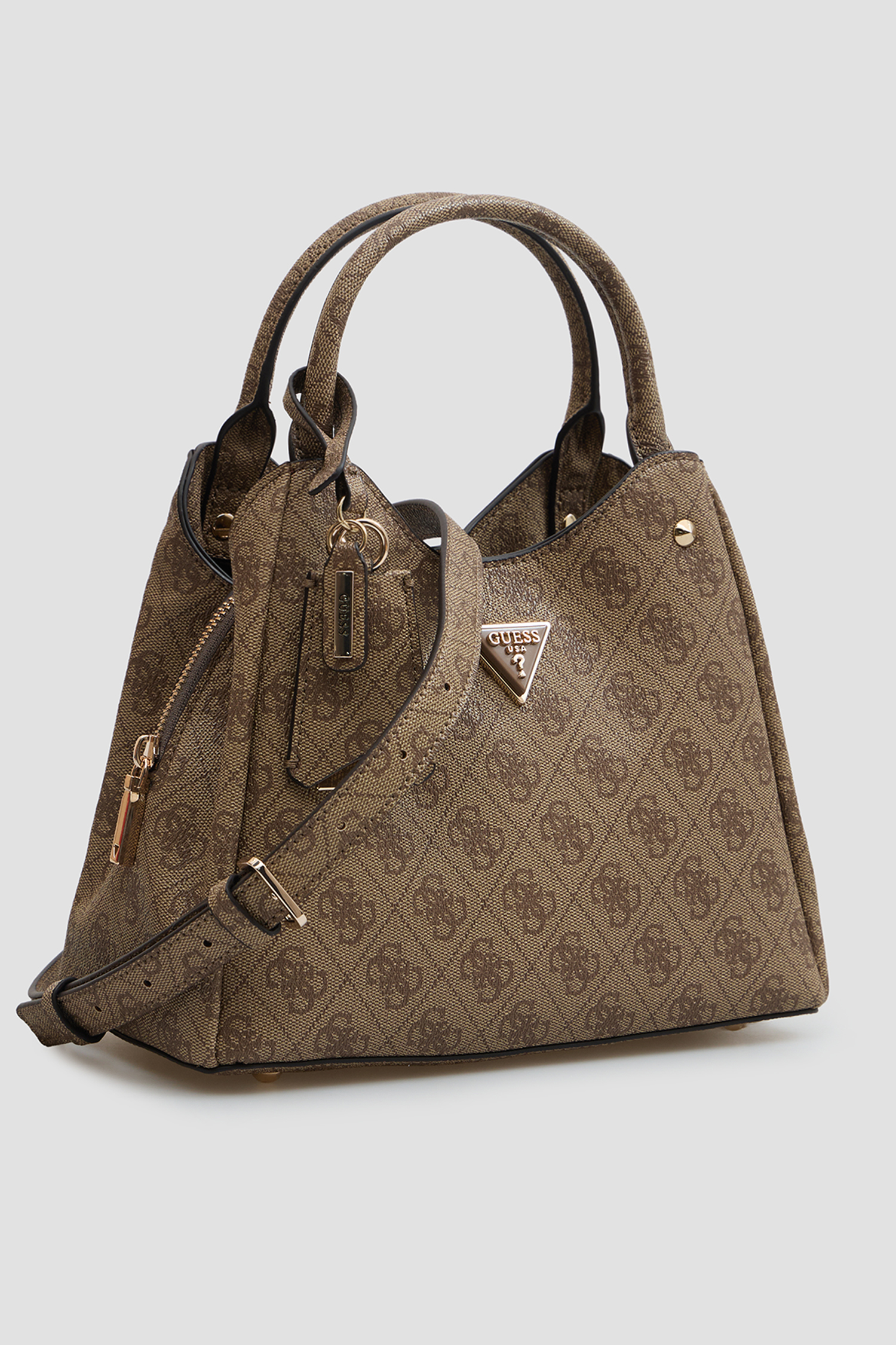 Женская бежевая сумка с узором Guess HWSG69.74050;LTL