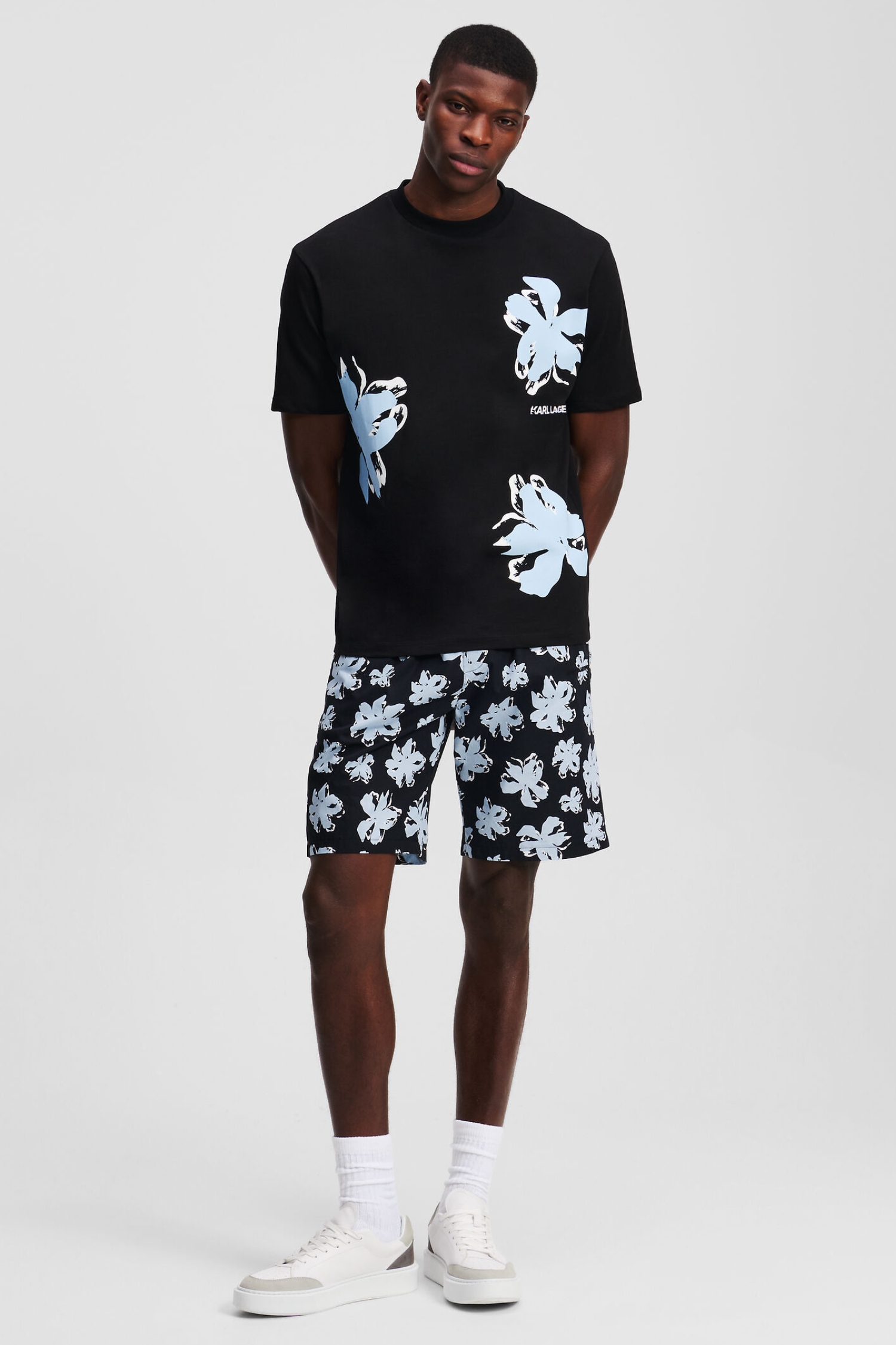 Мужская черная футболка Karl Lagerfeld 552225.755141;990