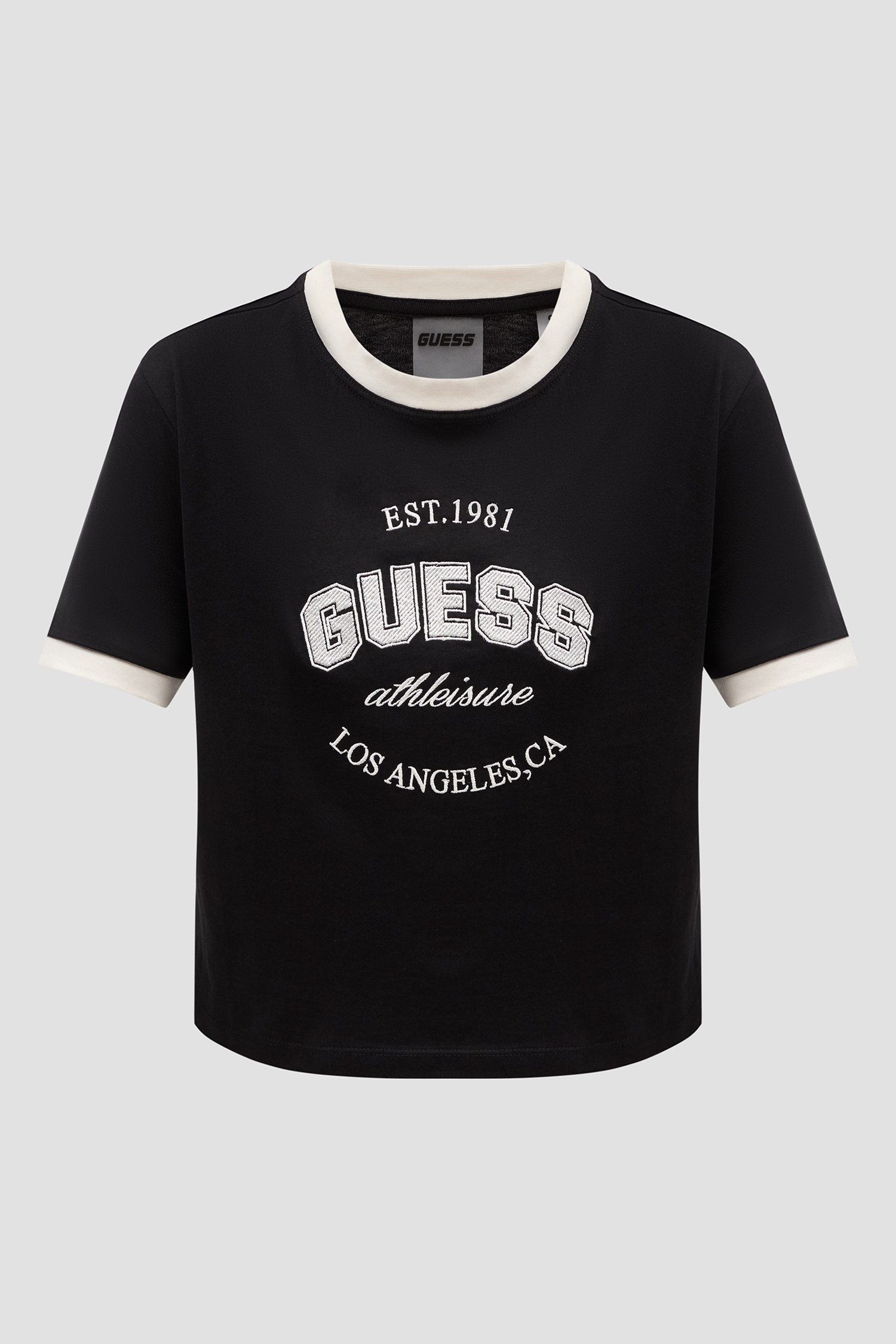 Женская черная футболка Guess V4BI08.K8FQ4;JBLK