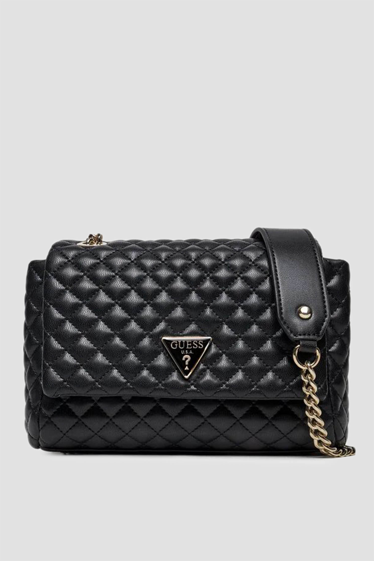 Жіноча чорна сумка Guess HWEQG9.54121;BLA
