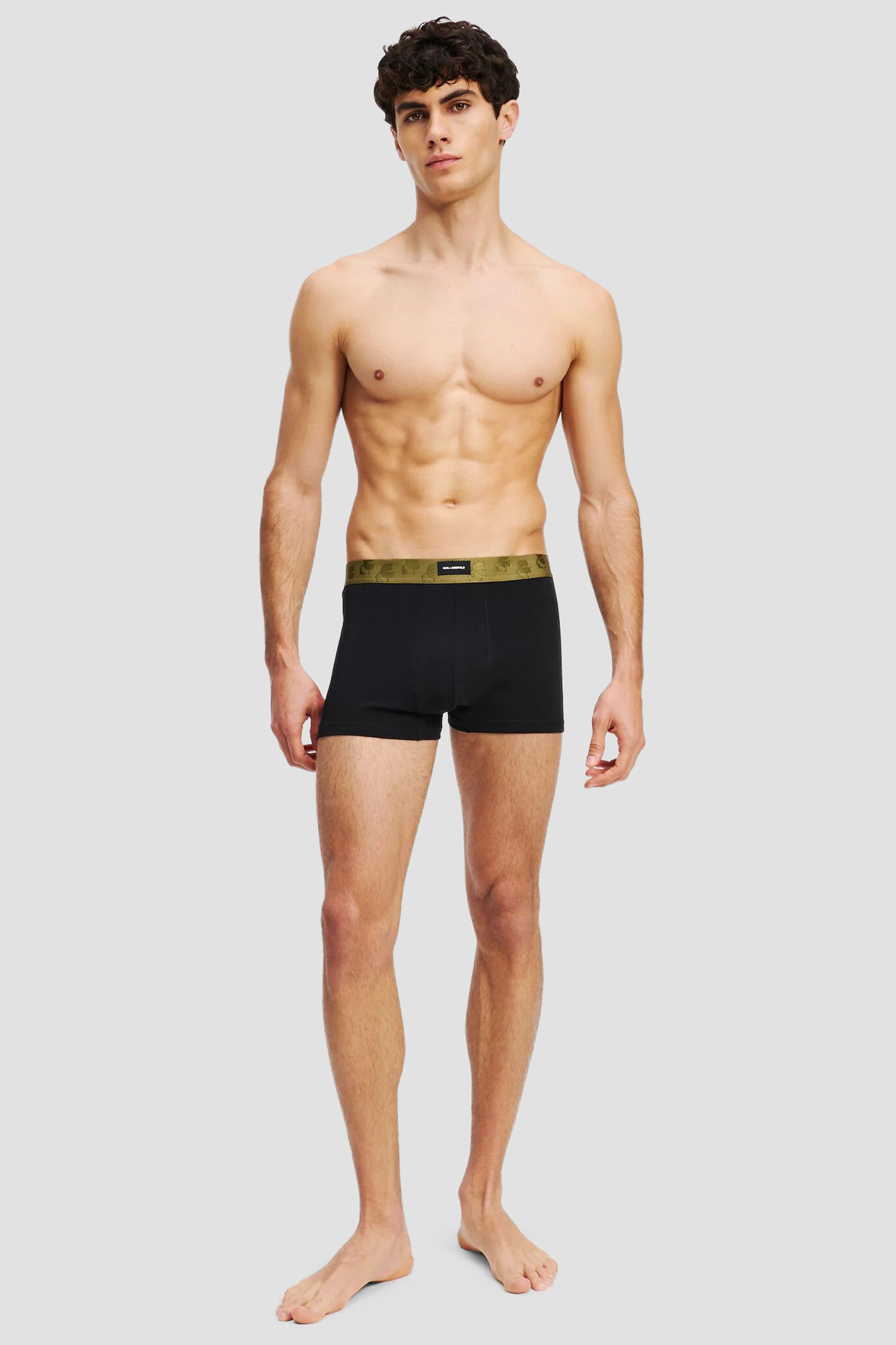 Мужские черные боксеры (3 шт) Karl Lagerfeld A3M47002;2CU