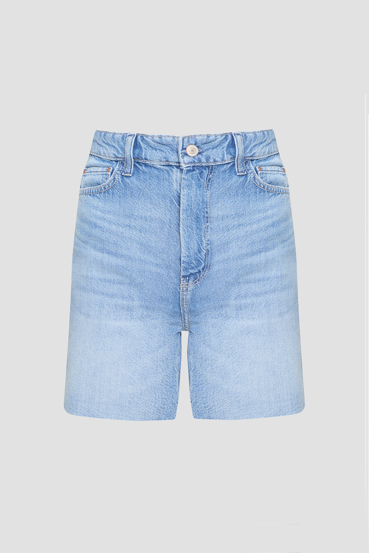 Жіночі блакитні джинсові шорти Guess W5GD47.D5B94;F0RM