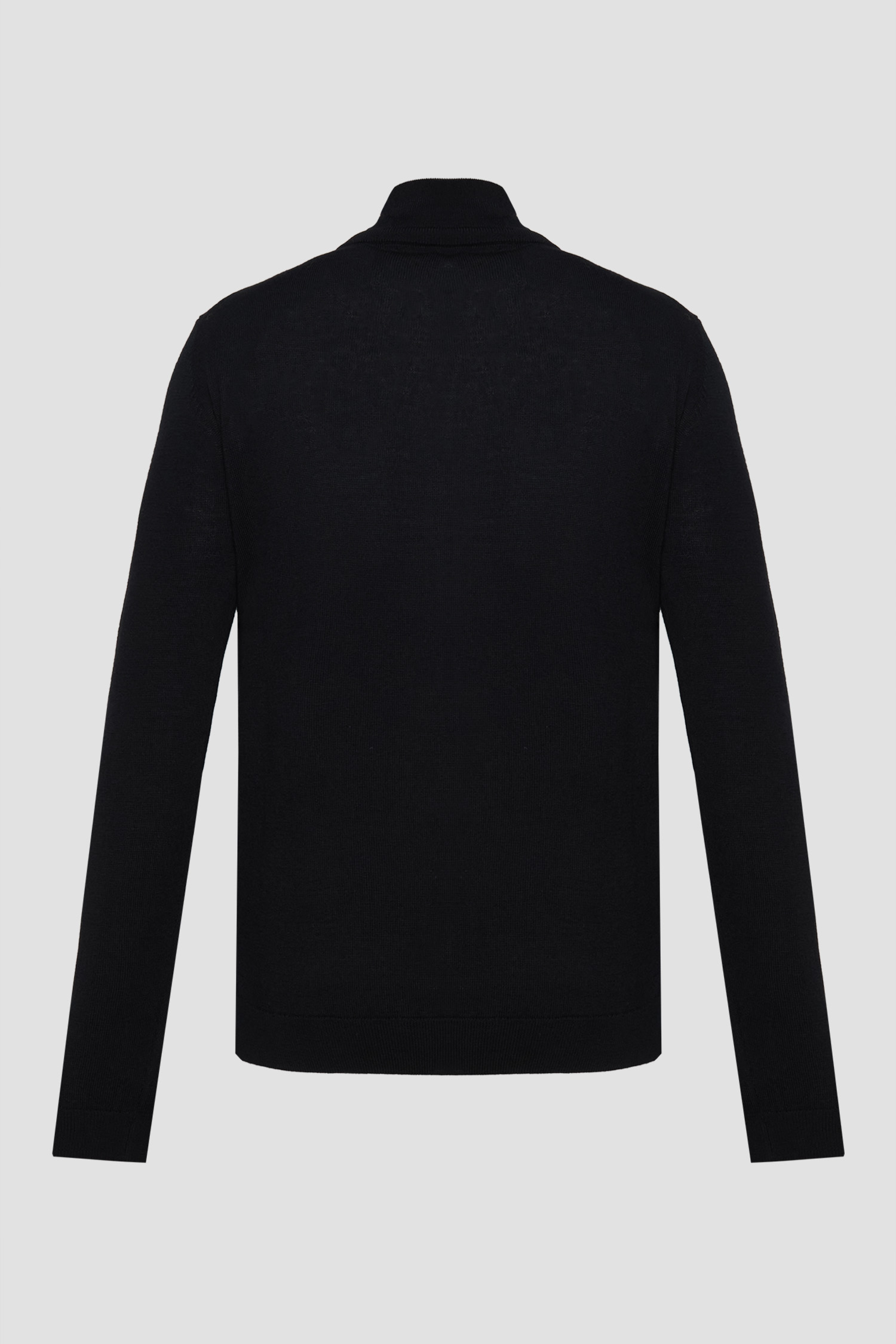 Мужской черный шерстяной кардиган Karl Lagerfeld 553399.655004;990