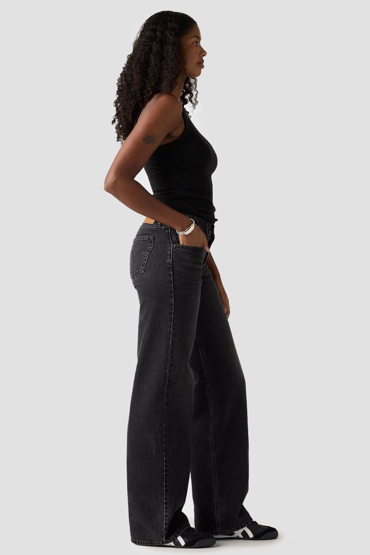 Женские черные джинсы Low Loose Levi’s® A5566;0027