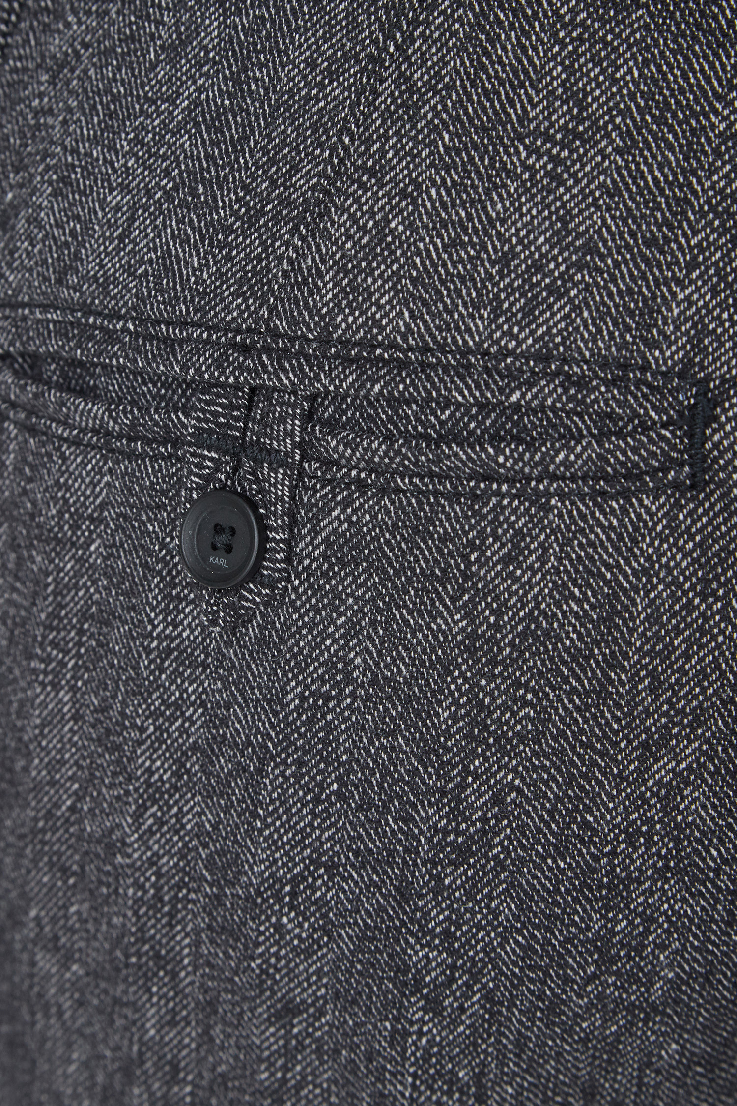 Чоловічі темно-сірі брюки Karl Lagerfeld 534806.255835;991