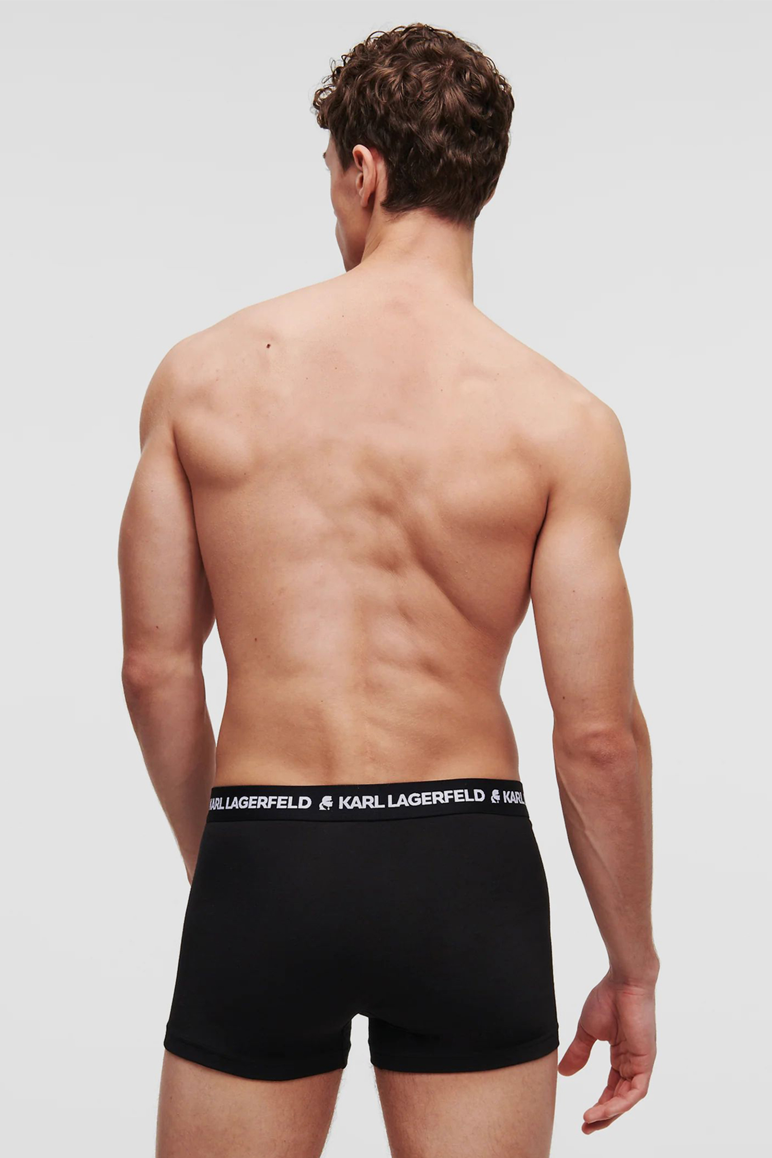 Мужские черные боксеры (3 шт) Karl Lagerfeld A1M47151;999