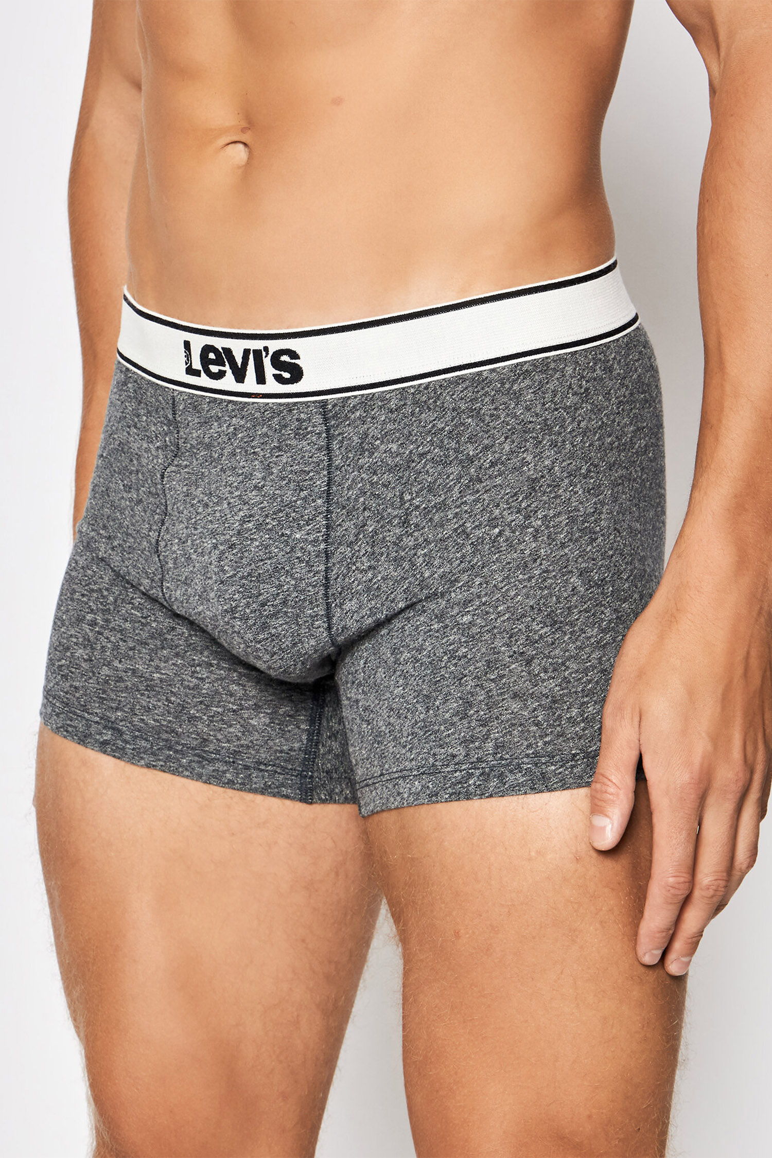 Мужские серые боксеры (2 шт) Levi’s® 100001150;010