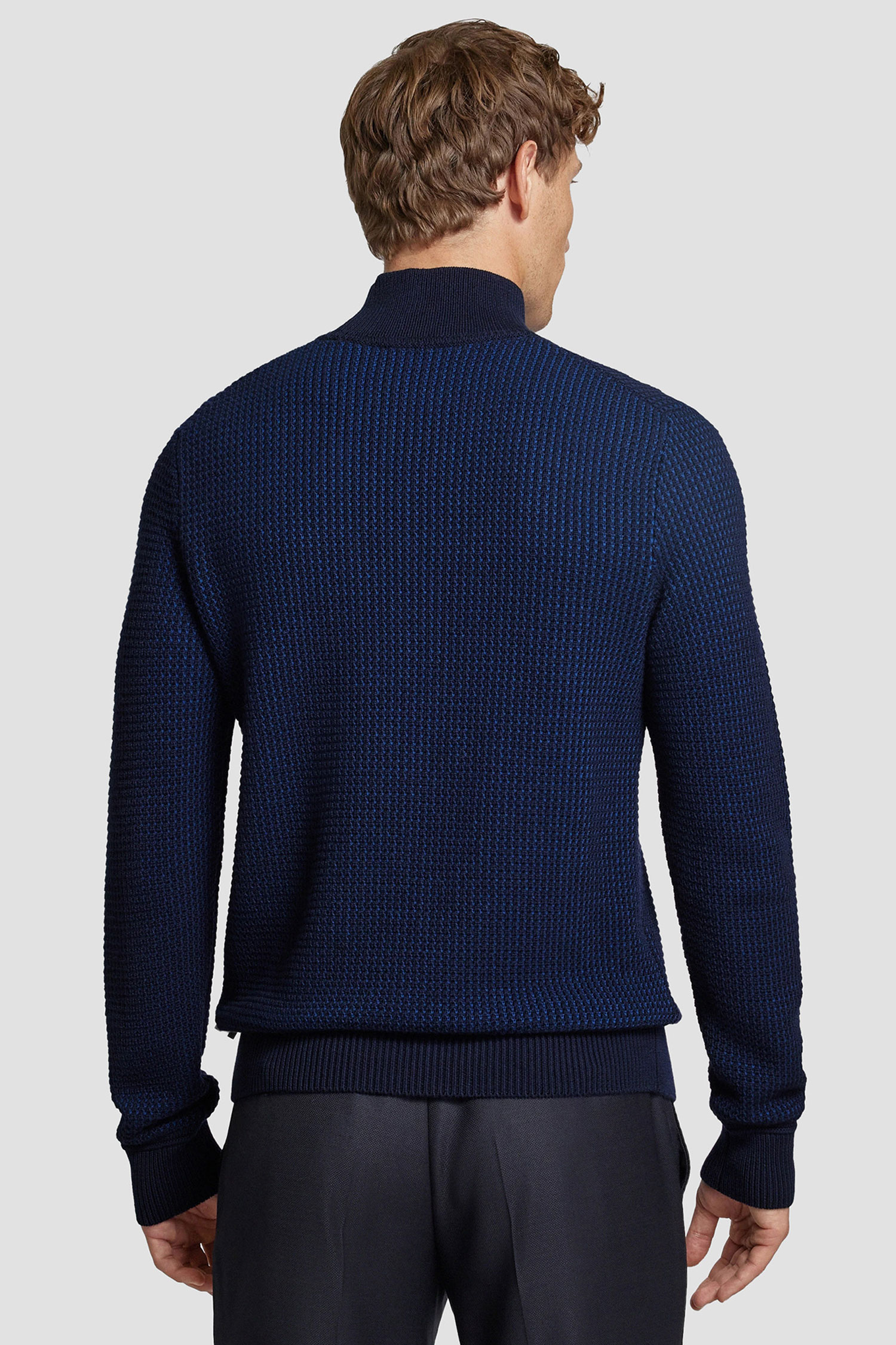 Чоловічий темно-синій гольф BOSS 50526833;404