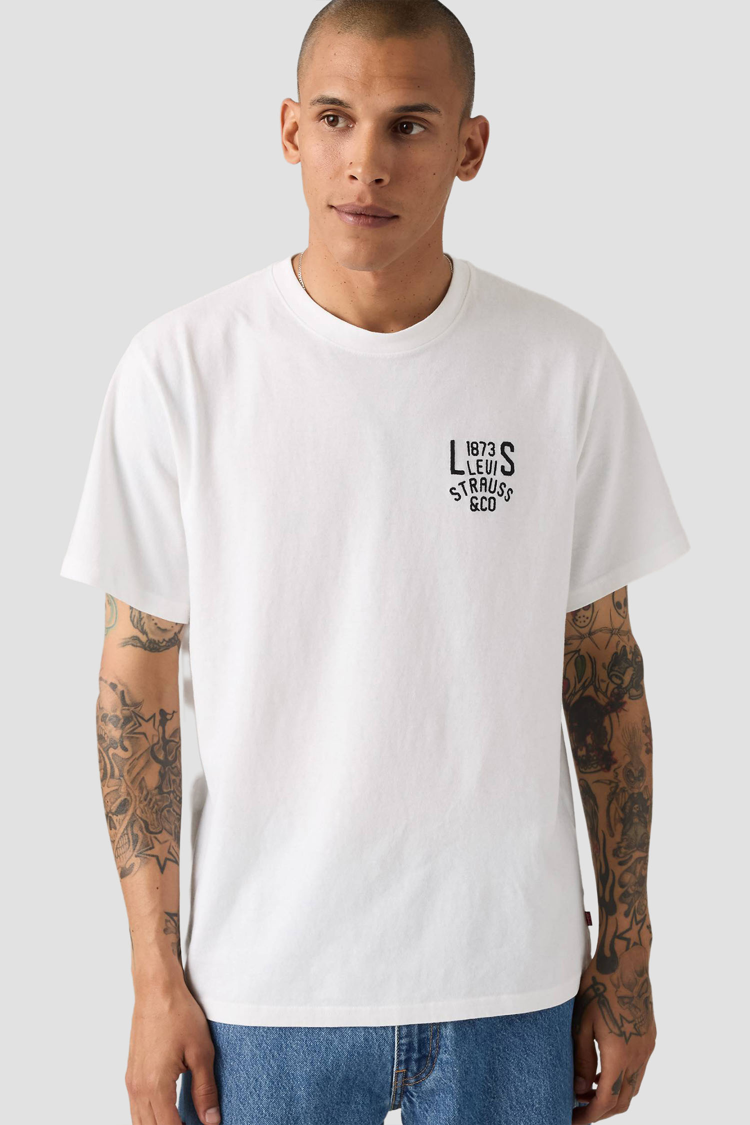 Мужская белая футболка Levi’s® 16143;2088