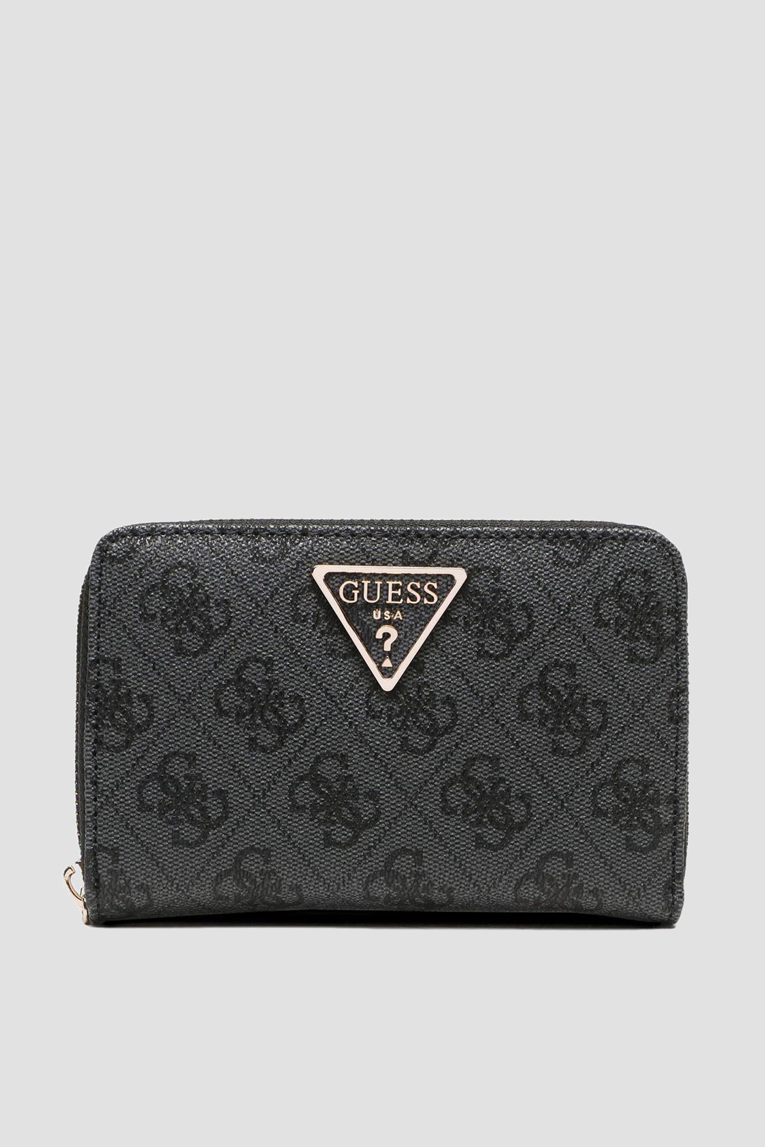 Жіночий темно-сірий гаманець з візерунком Guess SWSG85.00400;CLO
