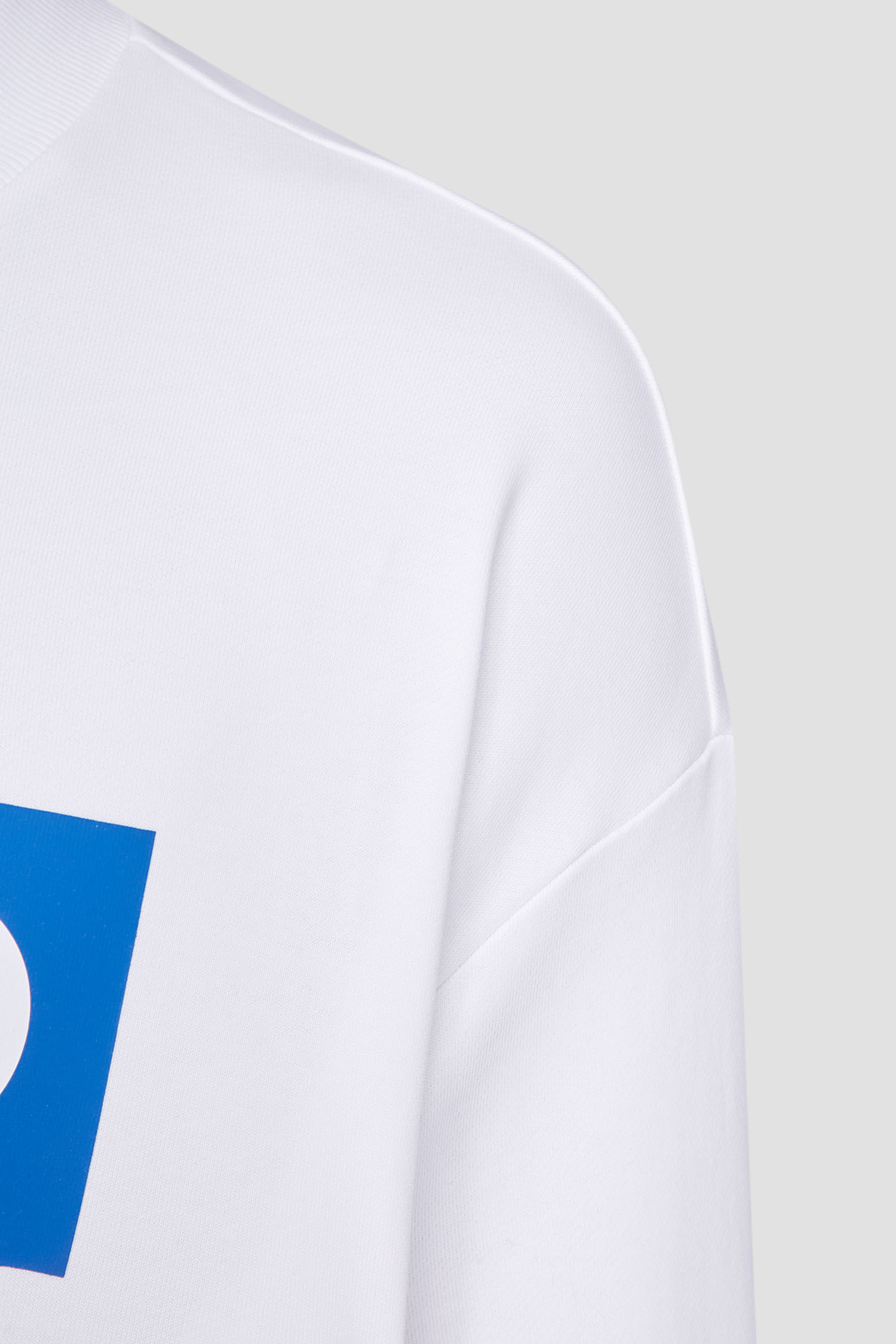 Мужской белый свитшот HUGO BLUE 50522375;100